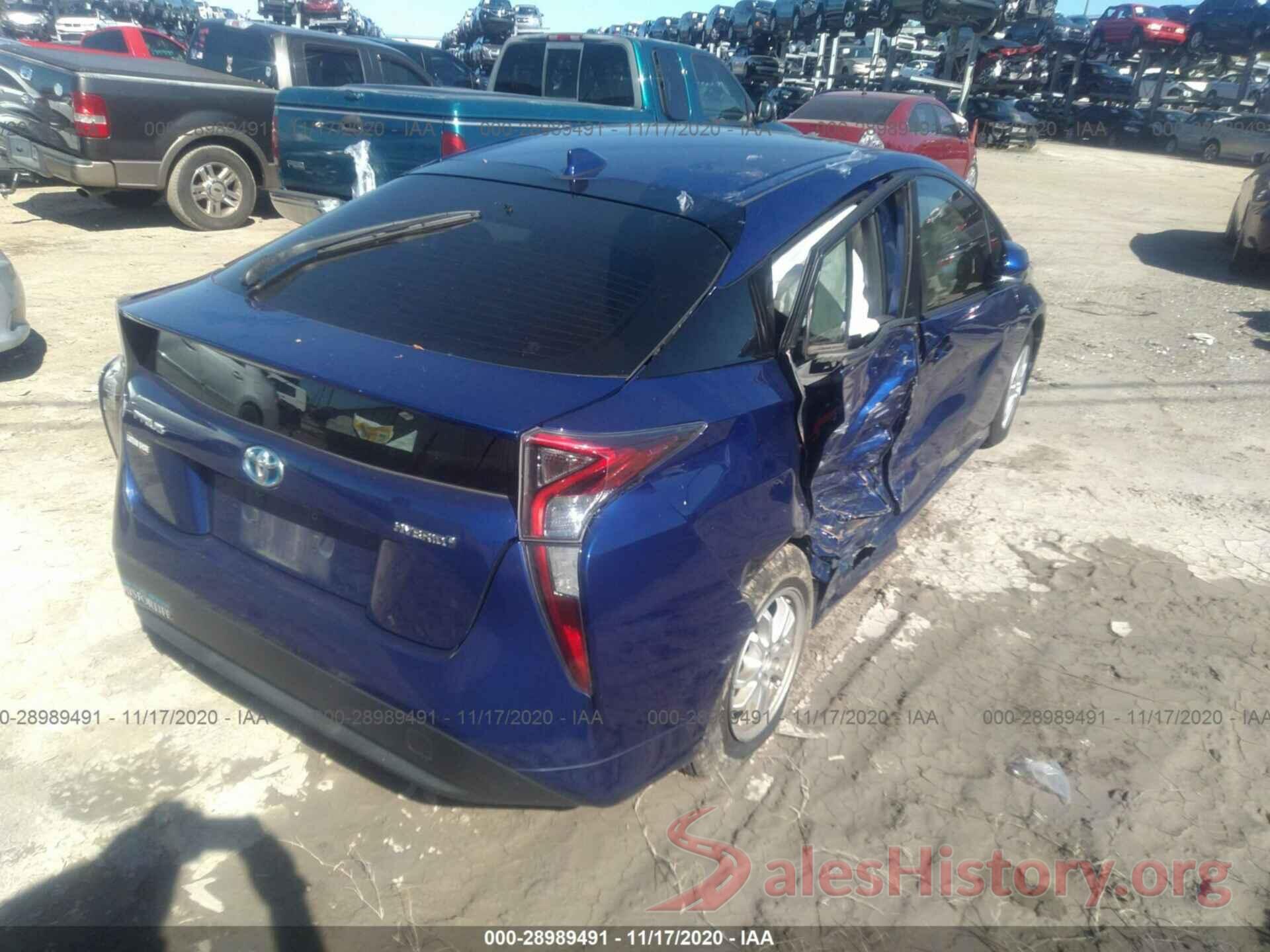 JTDKBRFUXH3550270 2017 TOYOTA PRIUS