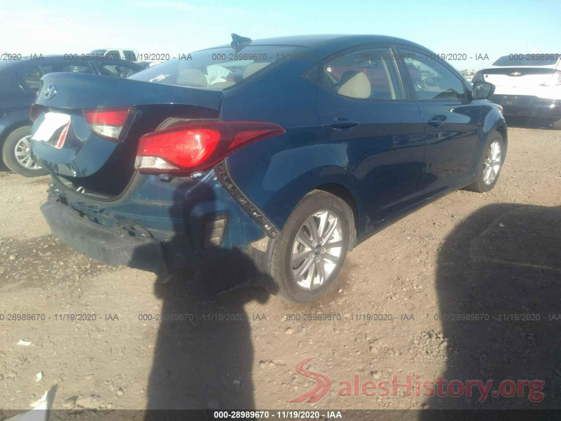 KMHDH4AE7GU584746 2016 HYUNDAI ELANTRA