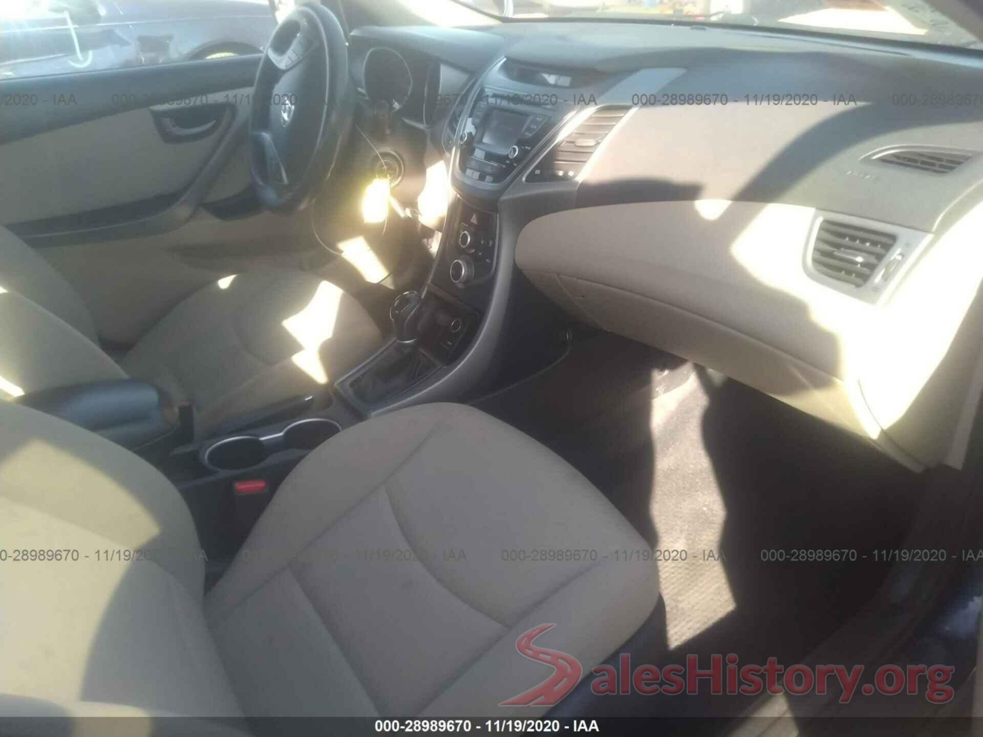 KMHDH4AE7GU584746 2016 HYUNDAI ELANTRA