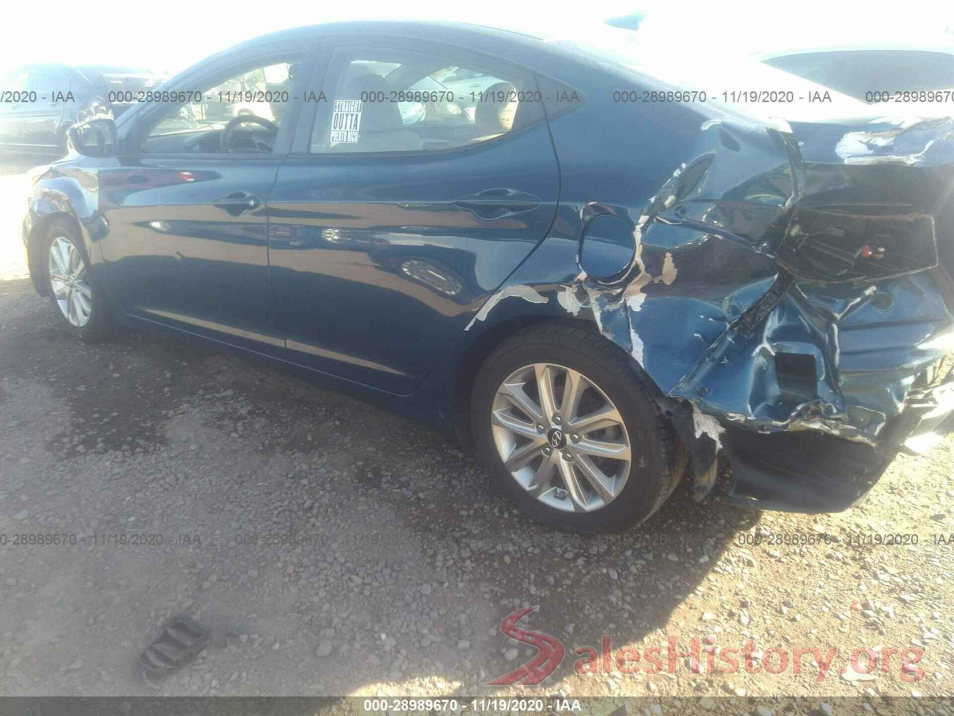 KMHDH4AE7GU584746 2016 HYUNDAI ELANTRA