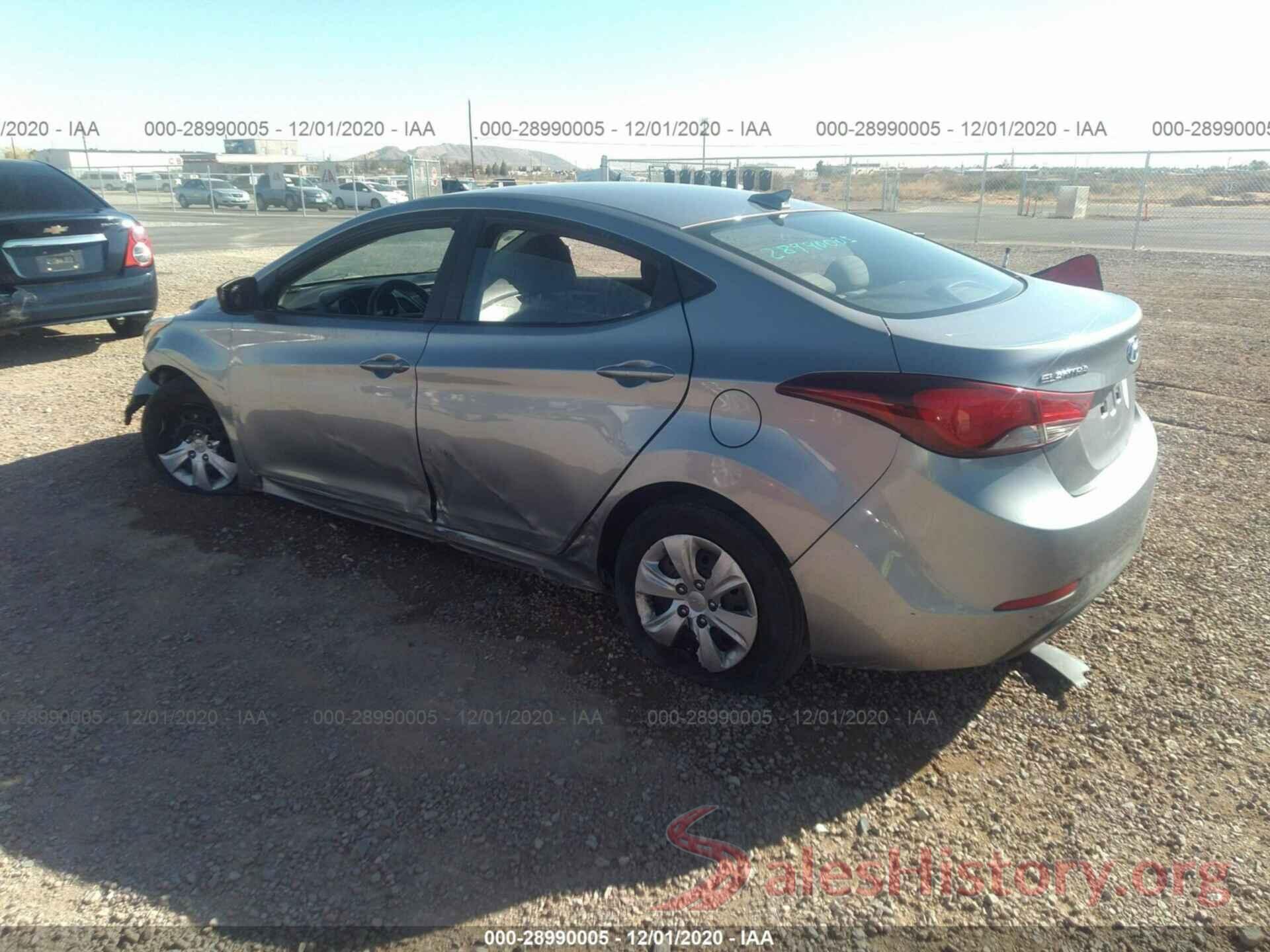 5NPDH4AE0GH755108 2016 HYUNDAI ELANTRA