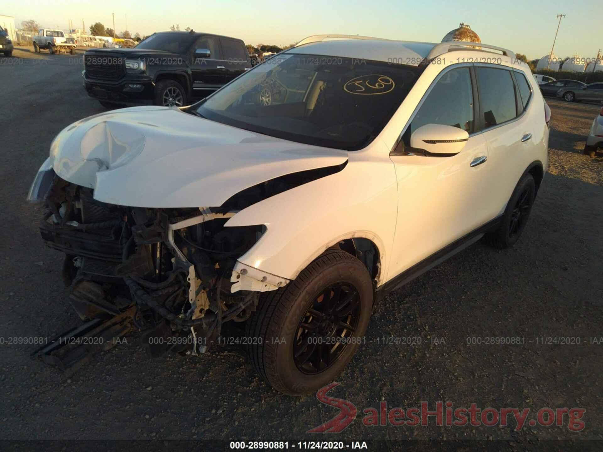 5N1AT2MN8HC799318 2017 NISSAN ROGUE