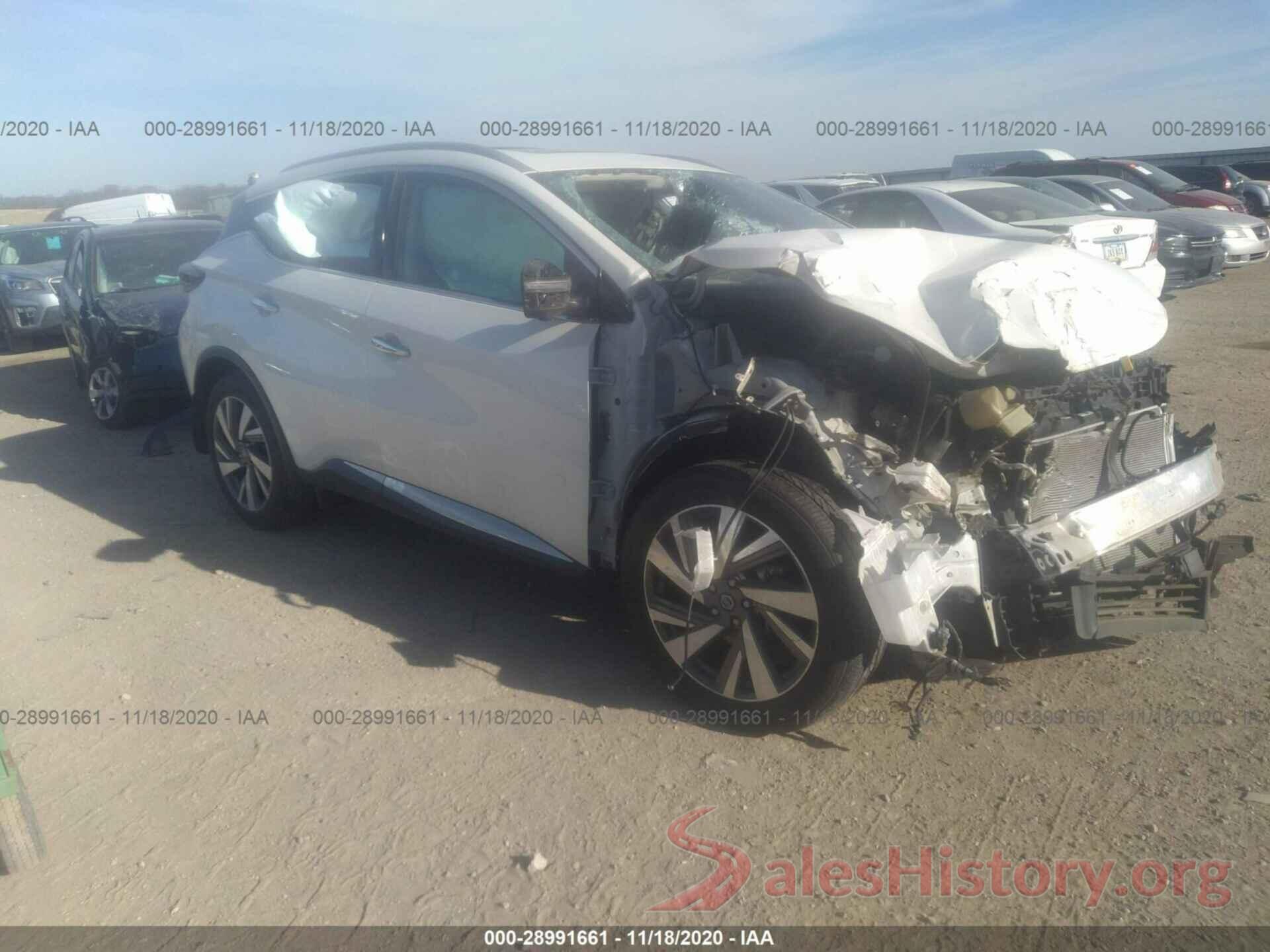 5N1AZ2MS3KN144905 2019 NISSAN MURANO