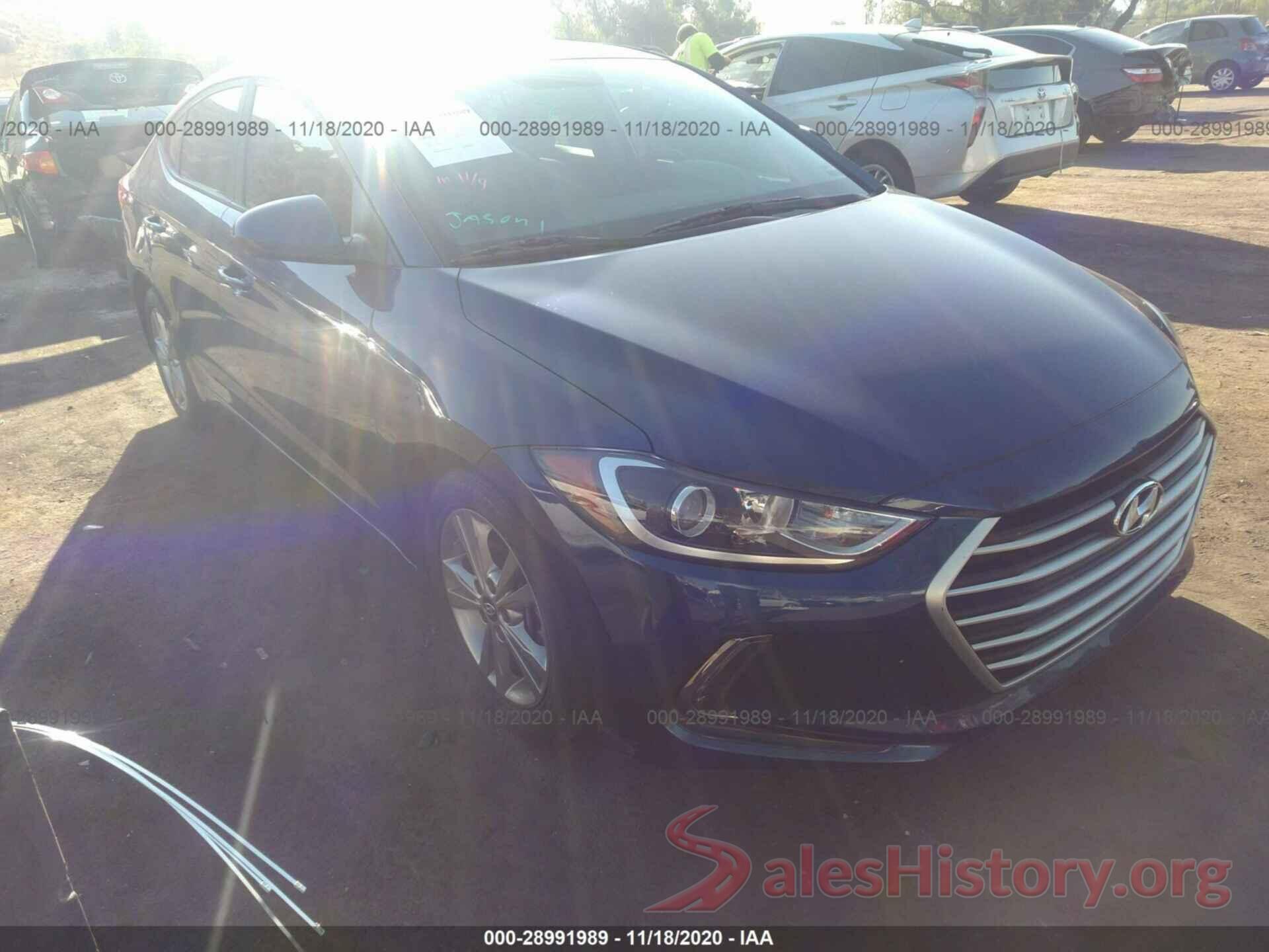 5NPD84LF6HH033911 2017 HYUNDAI ELANTRA