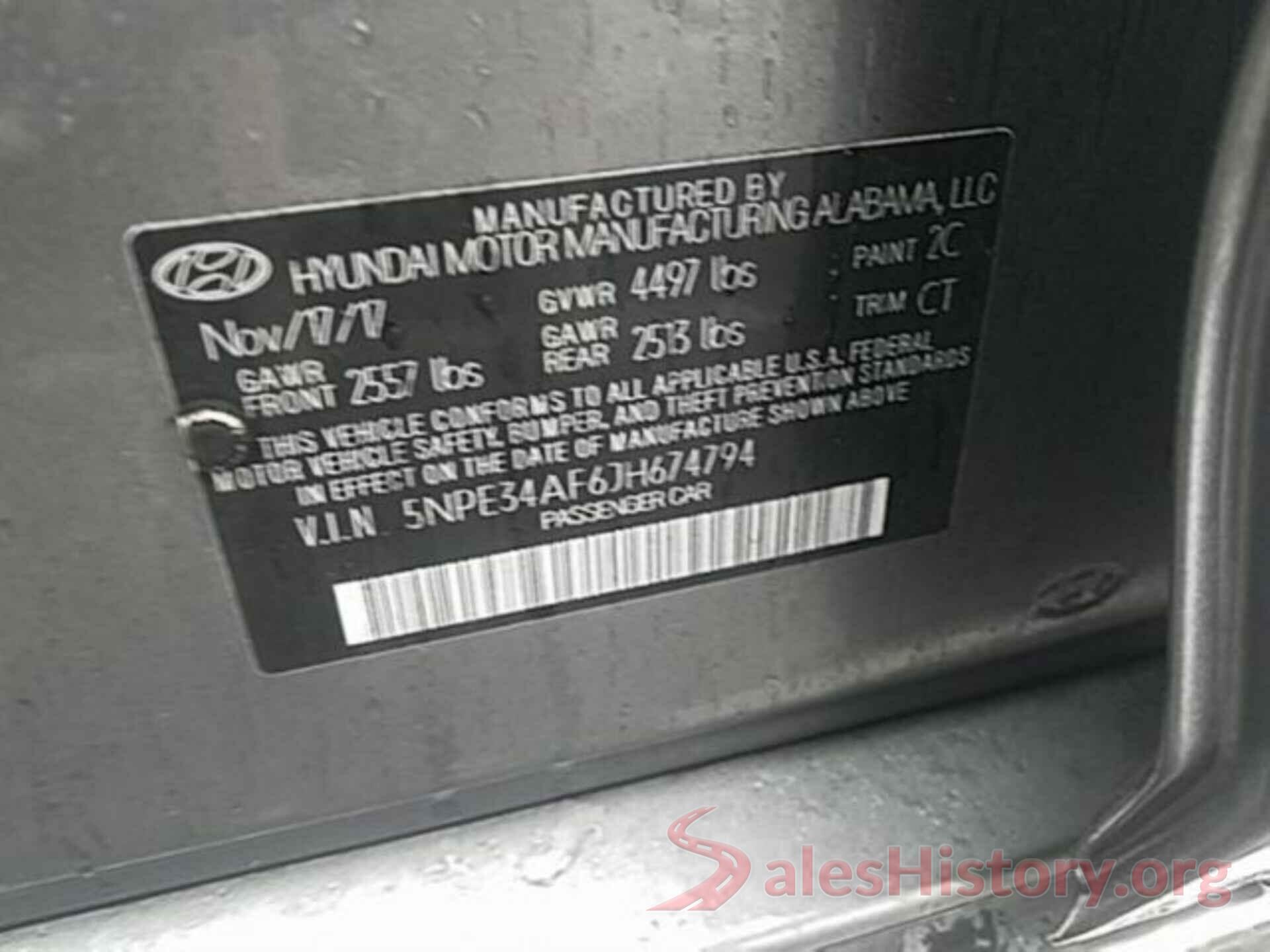 5NPE34AF6JH674794 2018 HYUNDAI SONATA