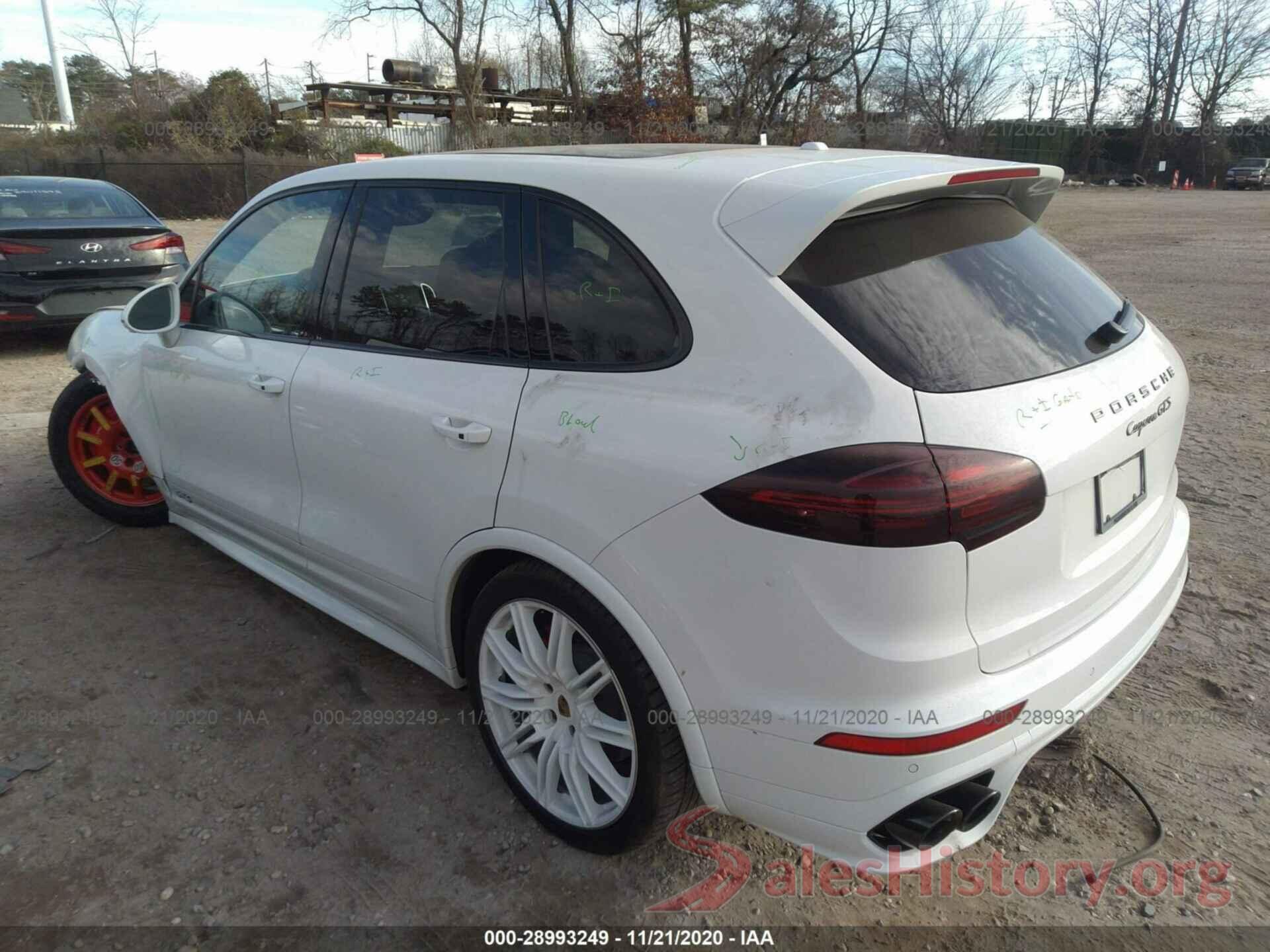 WP1AD2A20HLA81367 2017 PORSCHE CAYENNE