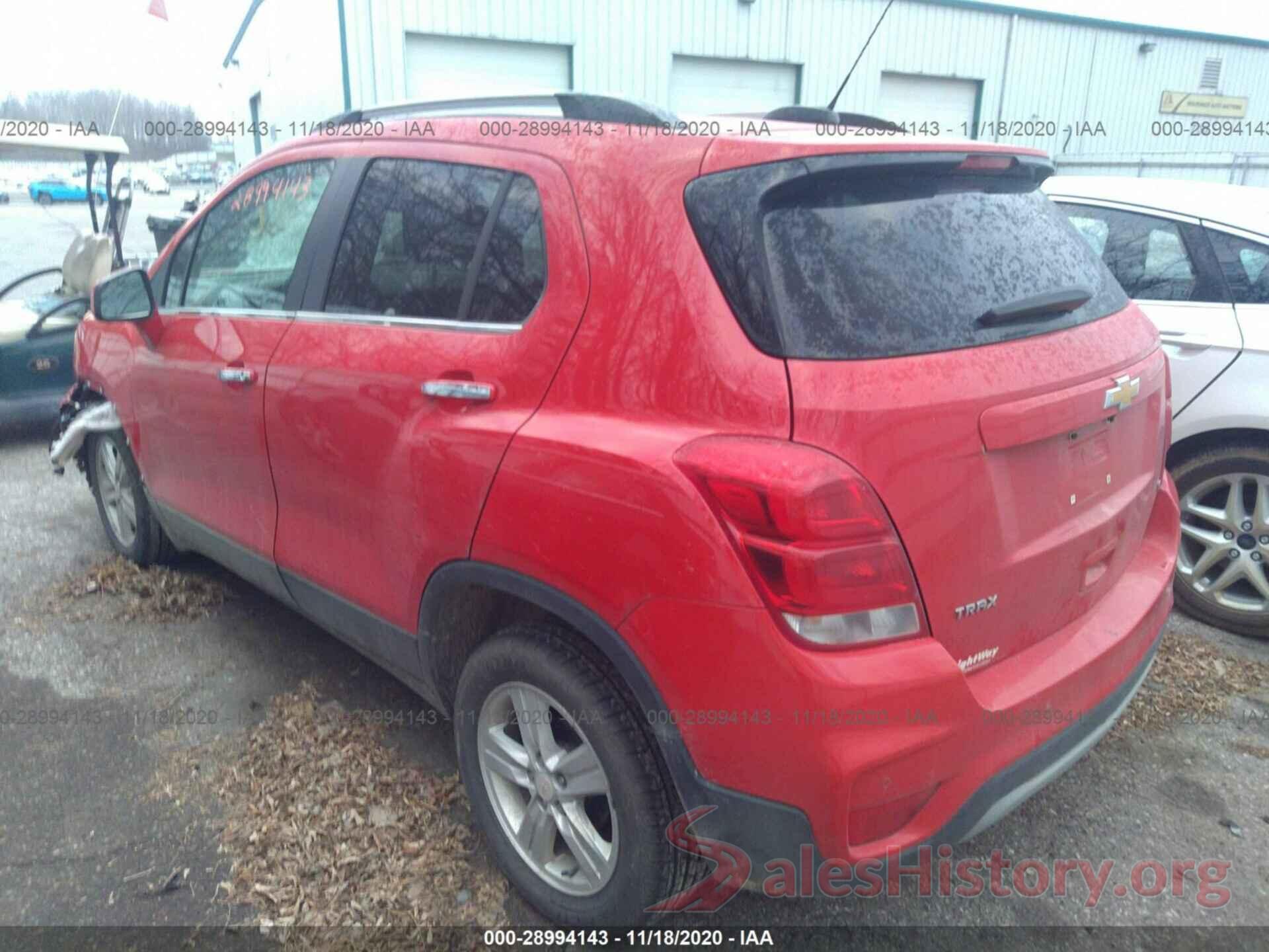 3GNCJLSB8HL181414 2017 CHEVROLET TRAX