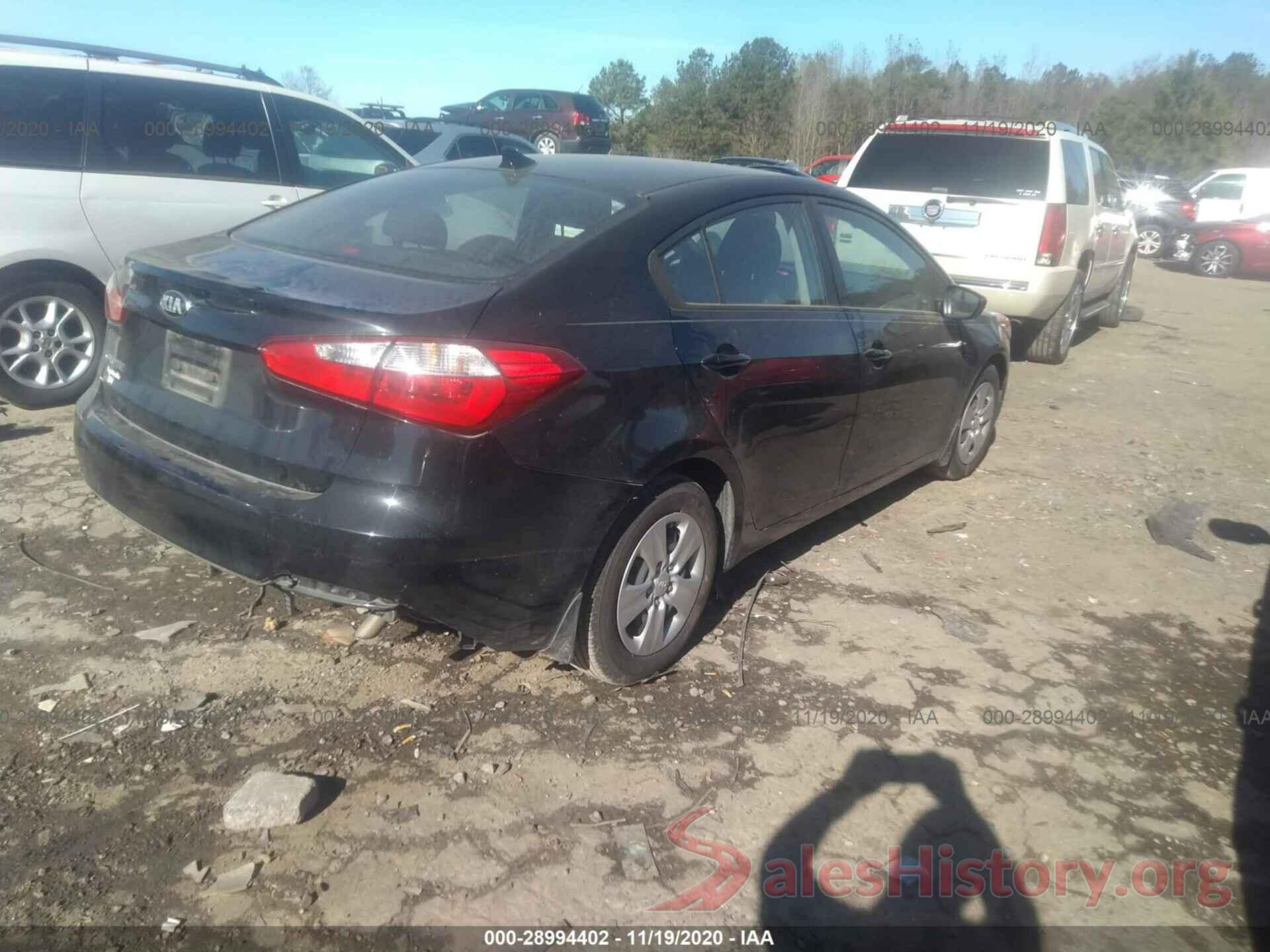 KNAFK4A63G5603467 2016 KIA FORTE