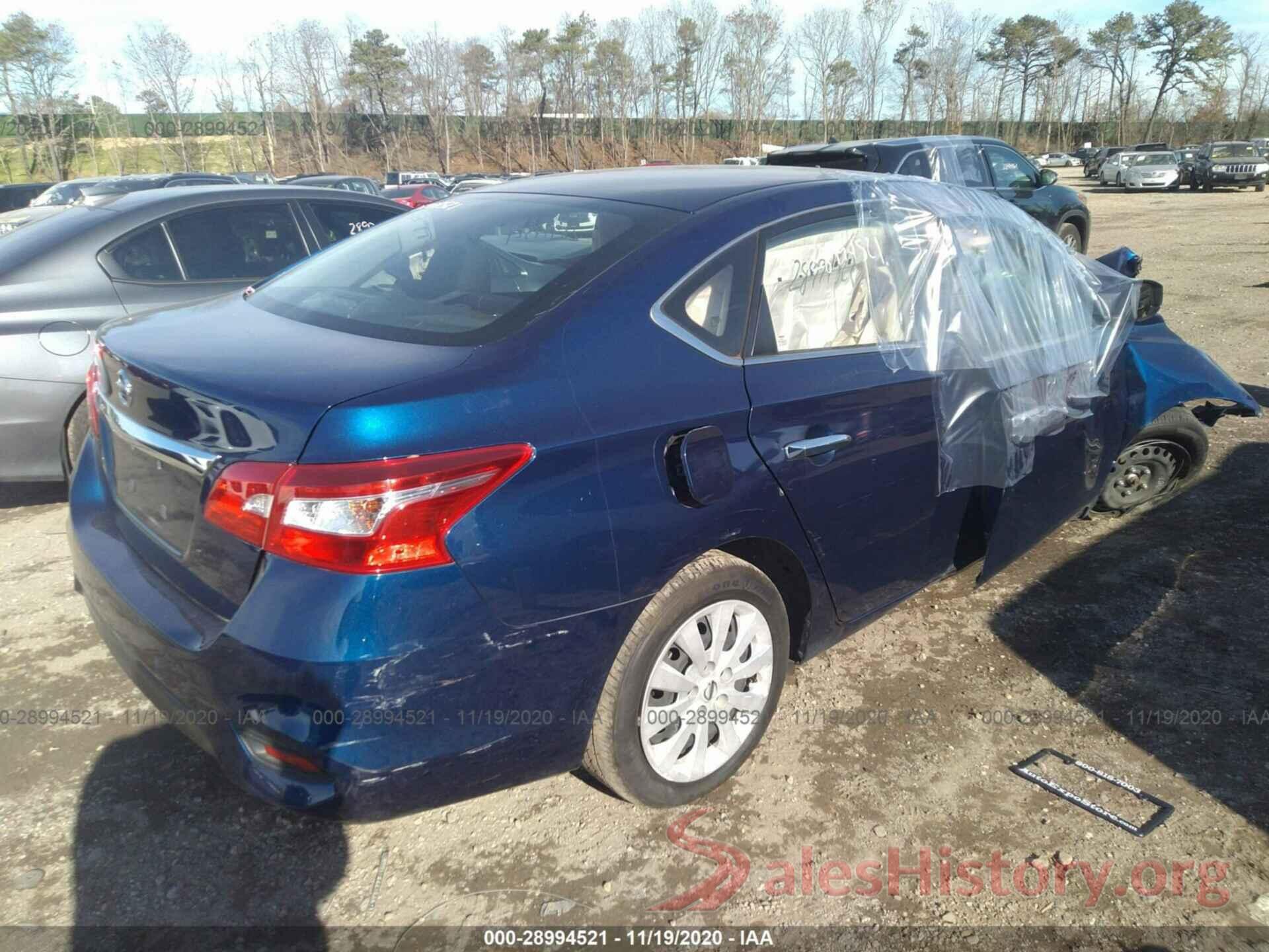 3N1AB7AP3KY244921 2019 NISSAN SENTRA