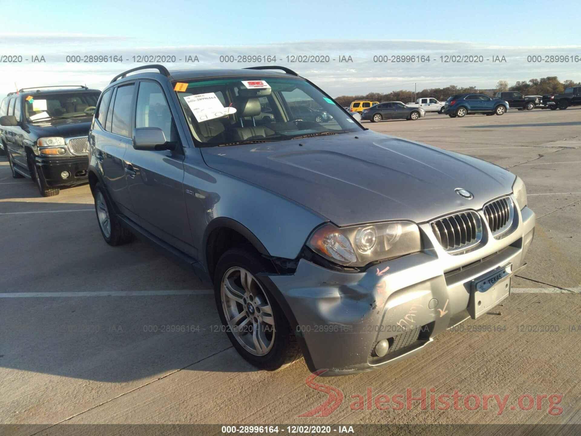 WBXPA93436WG77909 2006 BMW X3