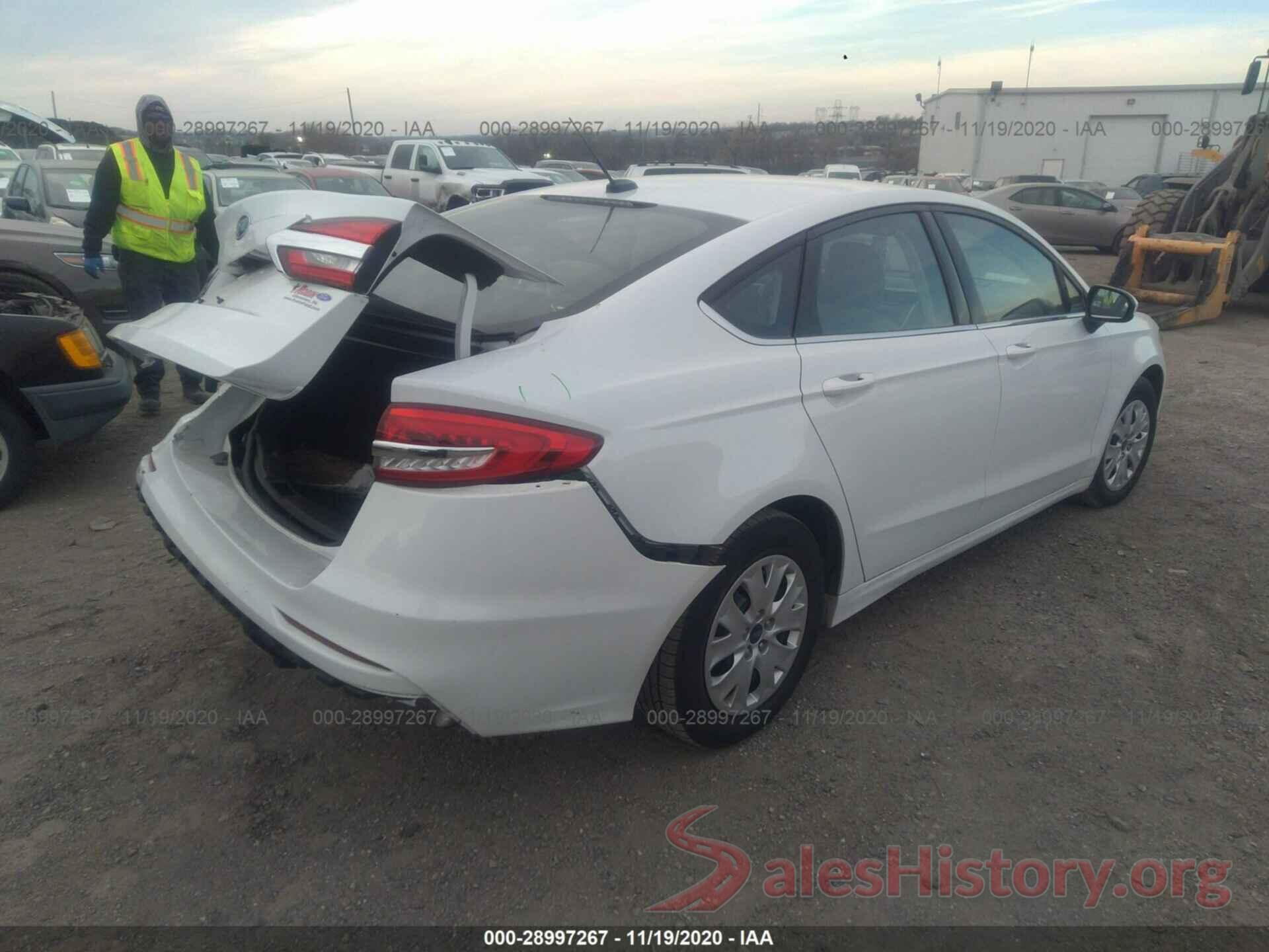 3FA6P0G76KR279701 2019 FORD FUSION