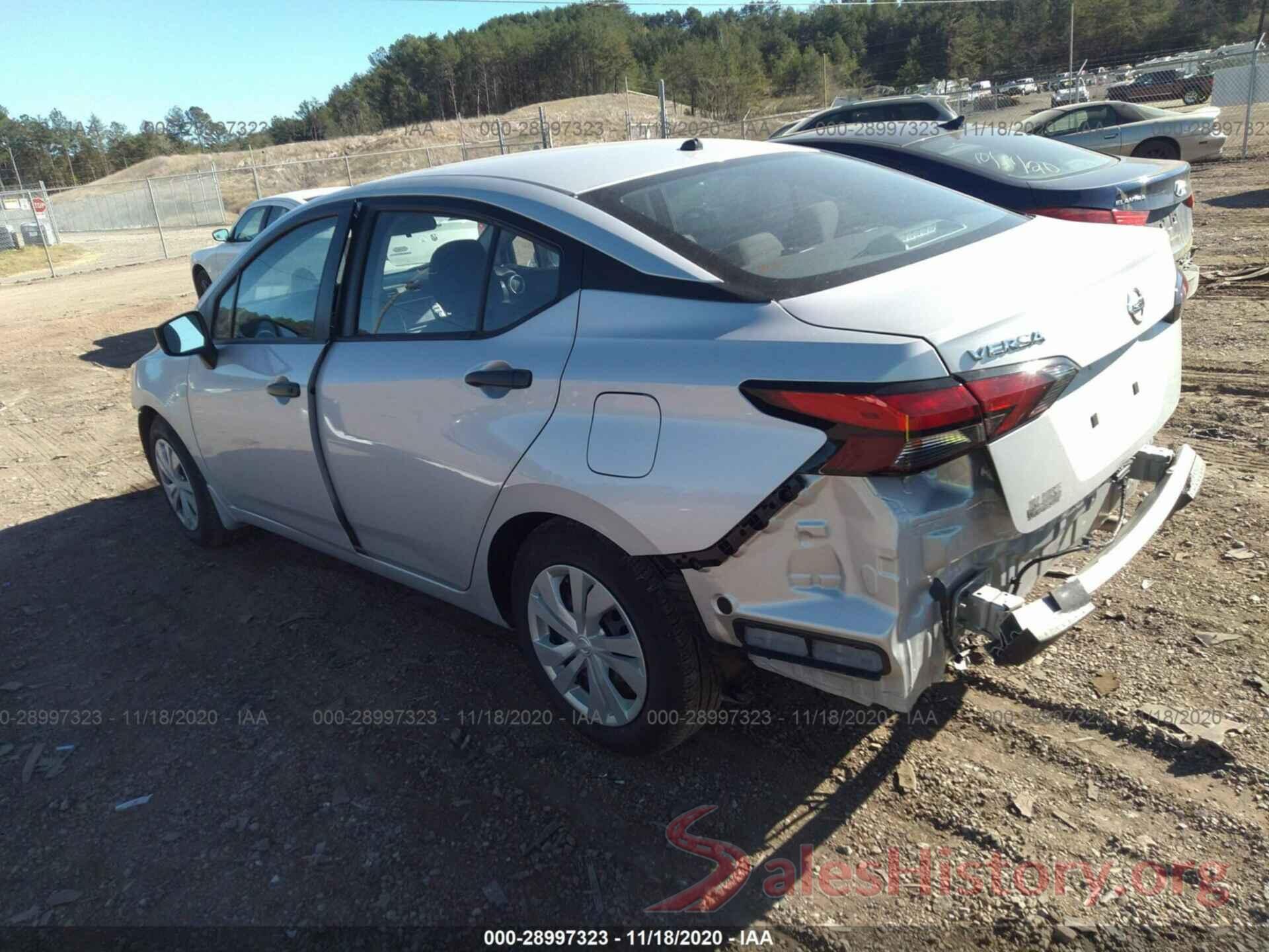 3N1CN8DV8LL881298 2020 NISSAN VERSA