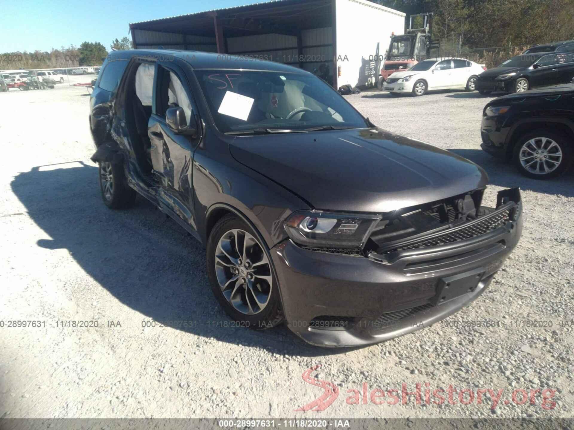 1C4RDJDG4KC722274 2019 DODGE DURANGO