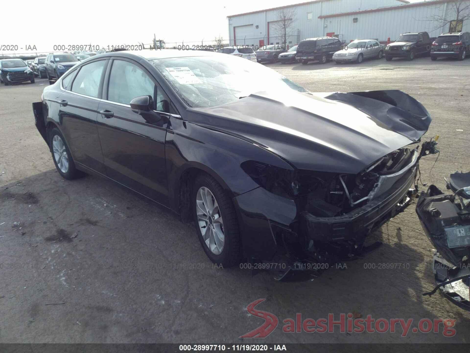 3FA6P0HD6LR164747 2020 FORD FUSION