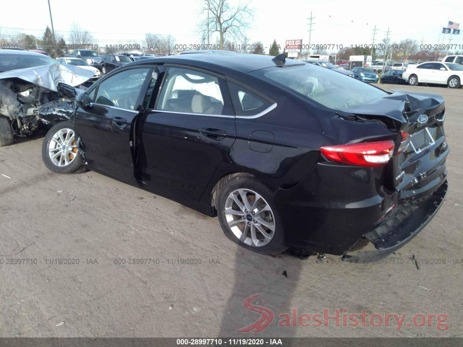 3FA6P0HD6LR164747 2020 FORD FUSION