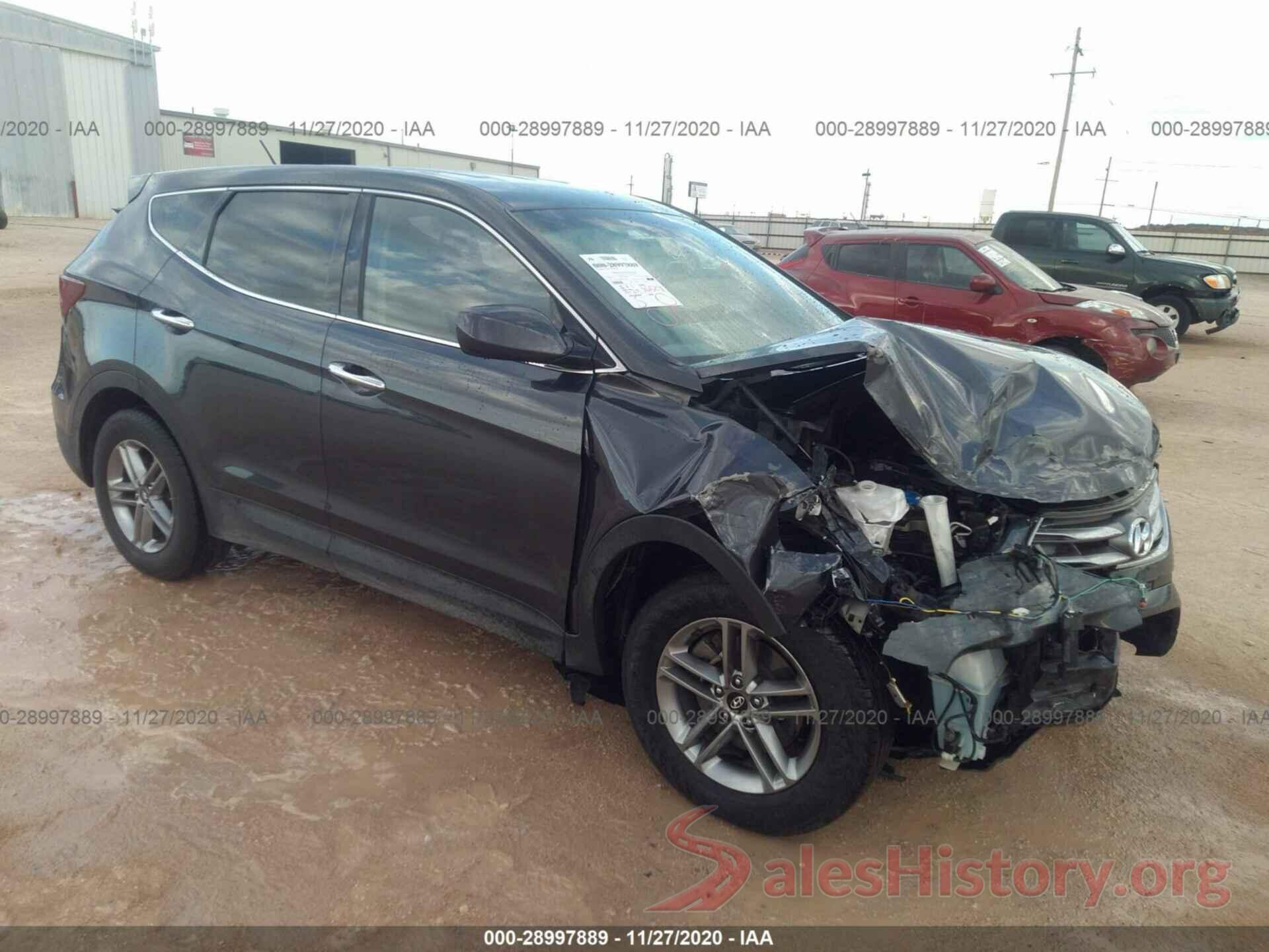 5XYZTDLB0JG557814 2018 HYUNDAI SANTA FE SPORT