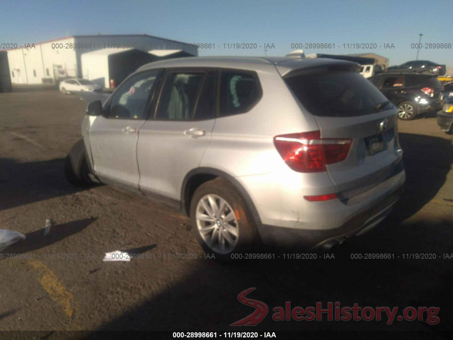 5UXWX9C37H0W76519 2017 BMW X3