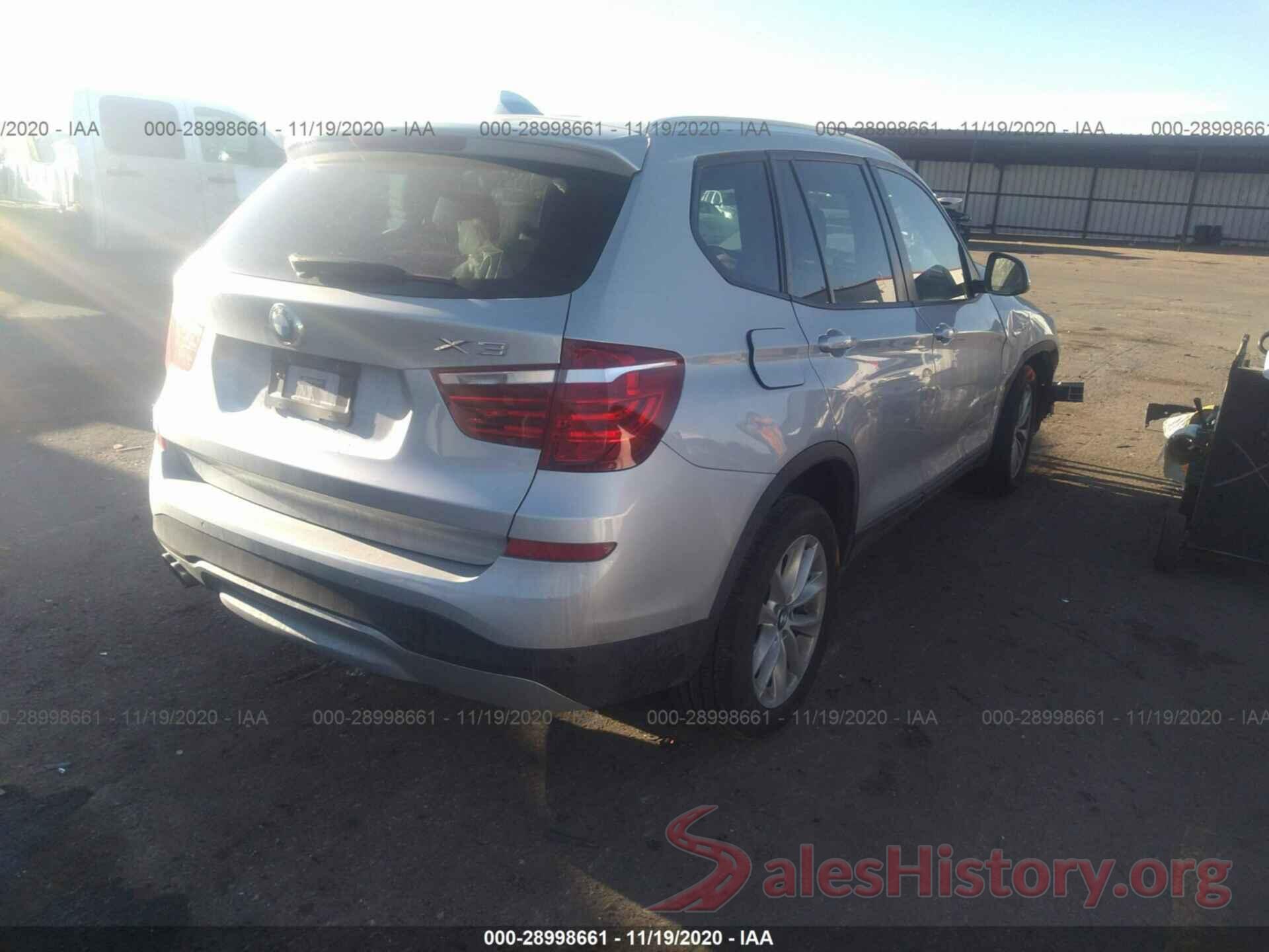 5UXWX9C37H0W76519 2017 BMW X3