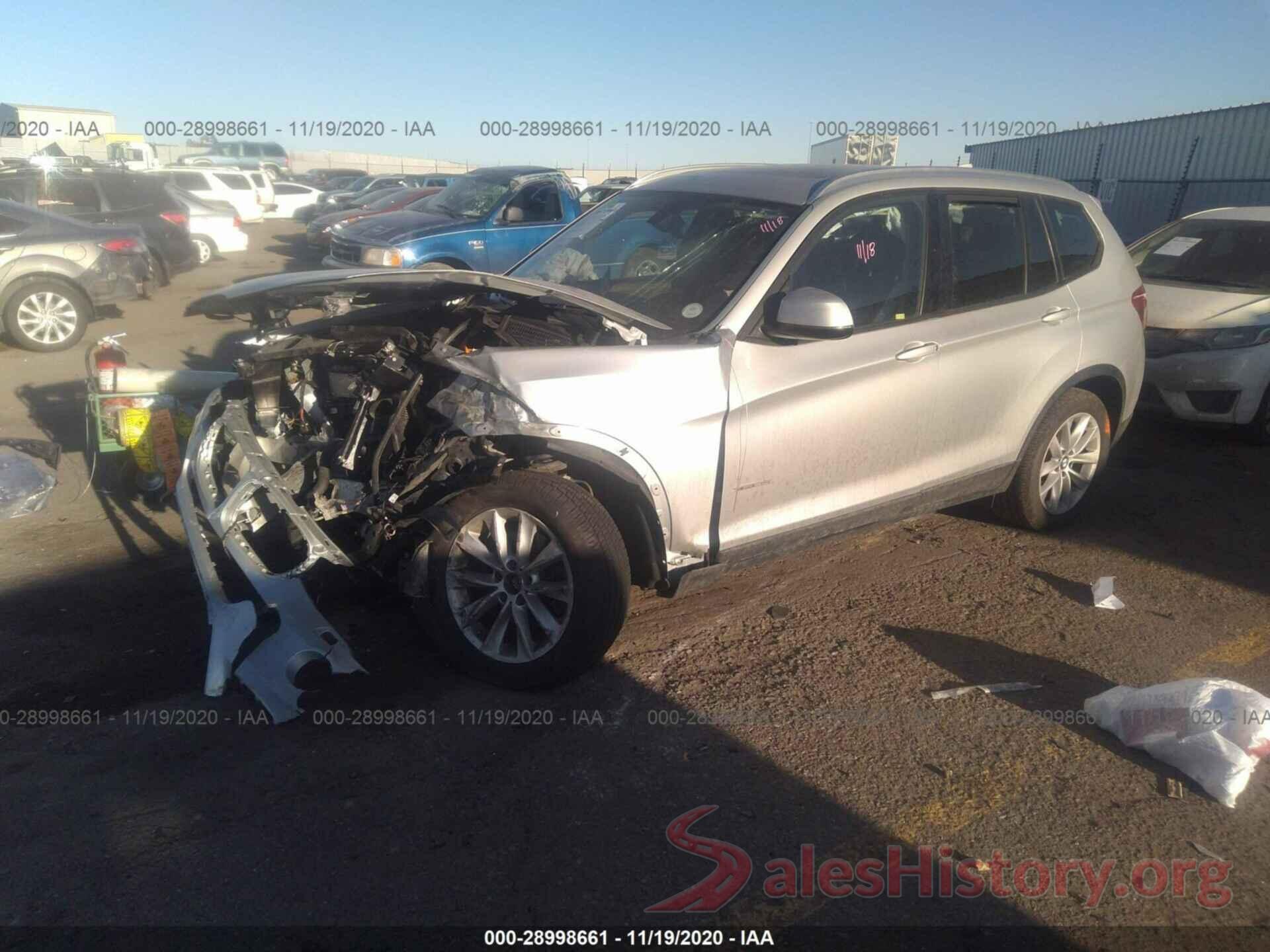 5UXWX9C37H0W76519 2017 BMW X3