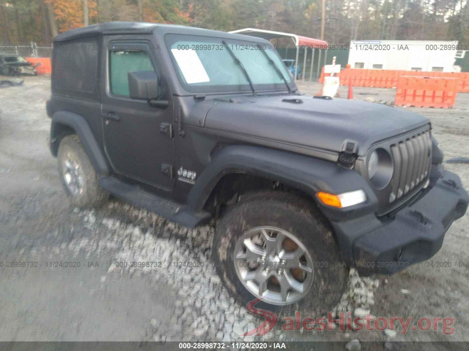 1C4GJXAG4LW217231 2020 JEEP WRANGLER