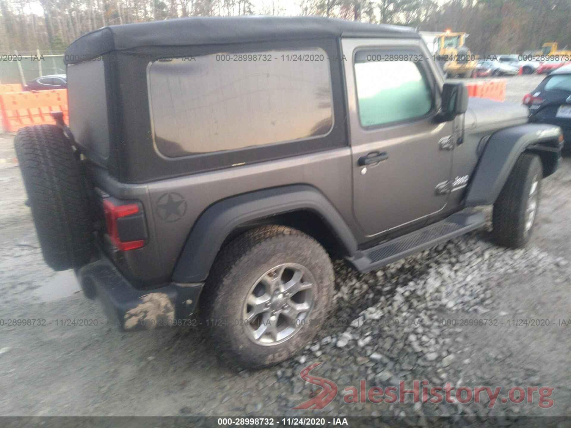 1C4GJXAG4LW217231 2020 JEEP WRANGLER