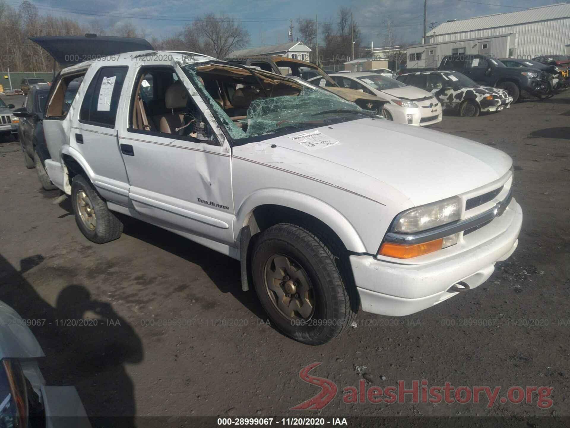 1GNDT13W212103898 2001 CHEVROLET BLAZER