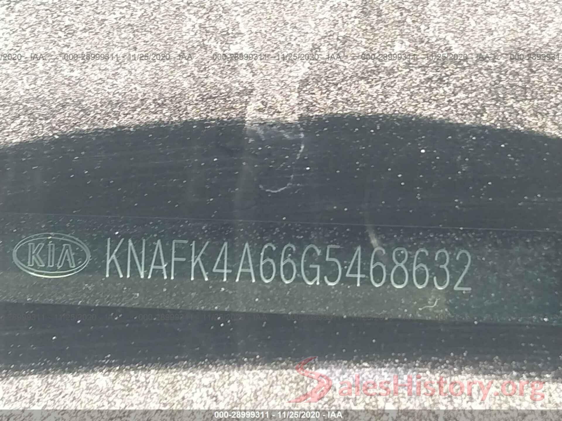 KNAFK4A66G5468632 2016 KIA FORTE