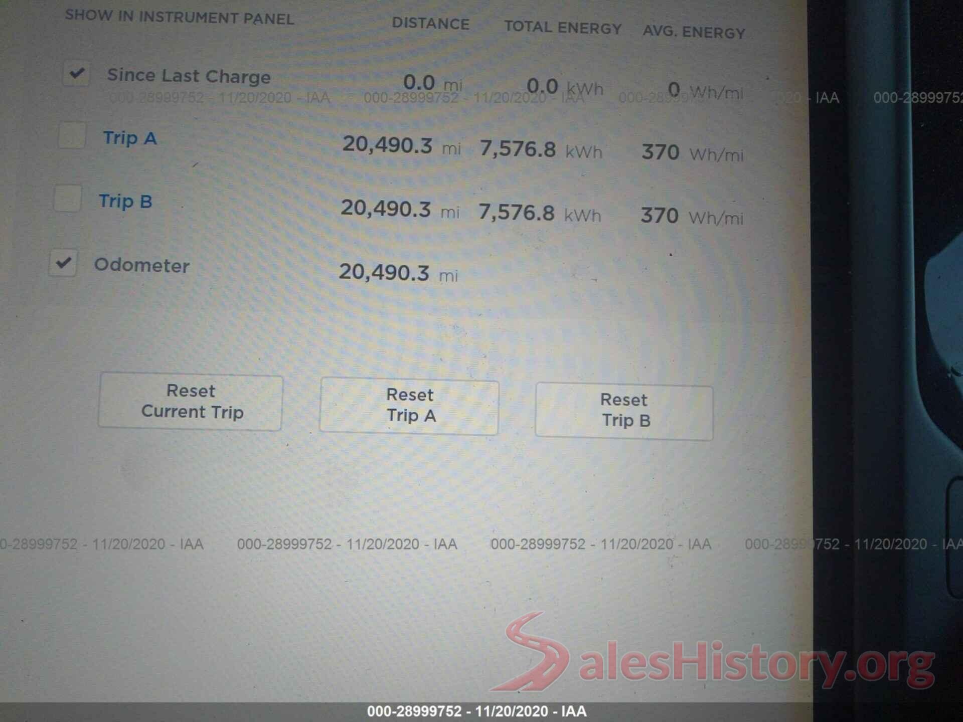 5YJXCAE27JF111170 2018 TESLA MODEL X