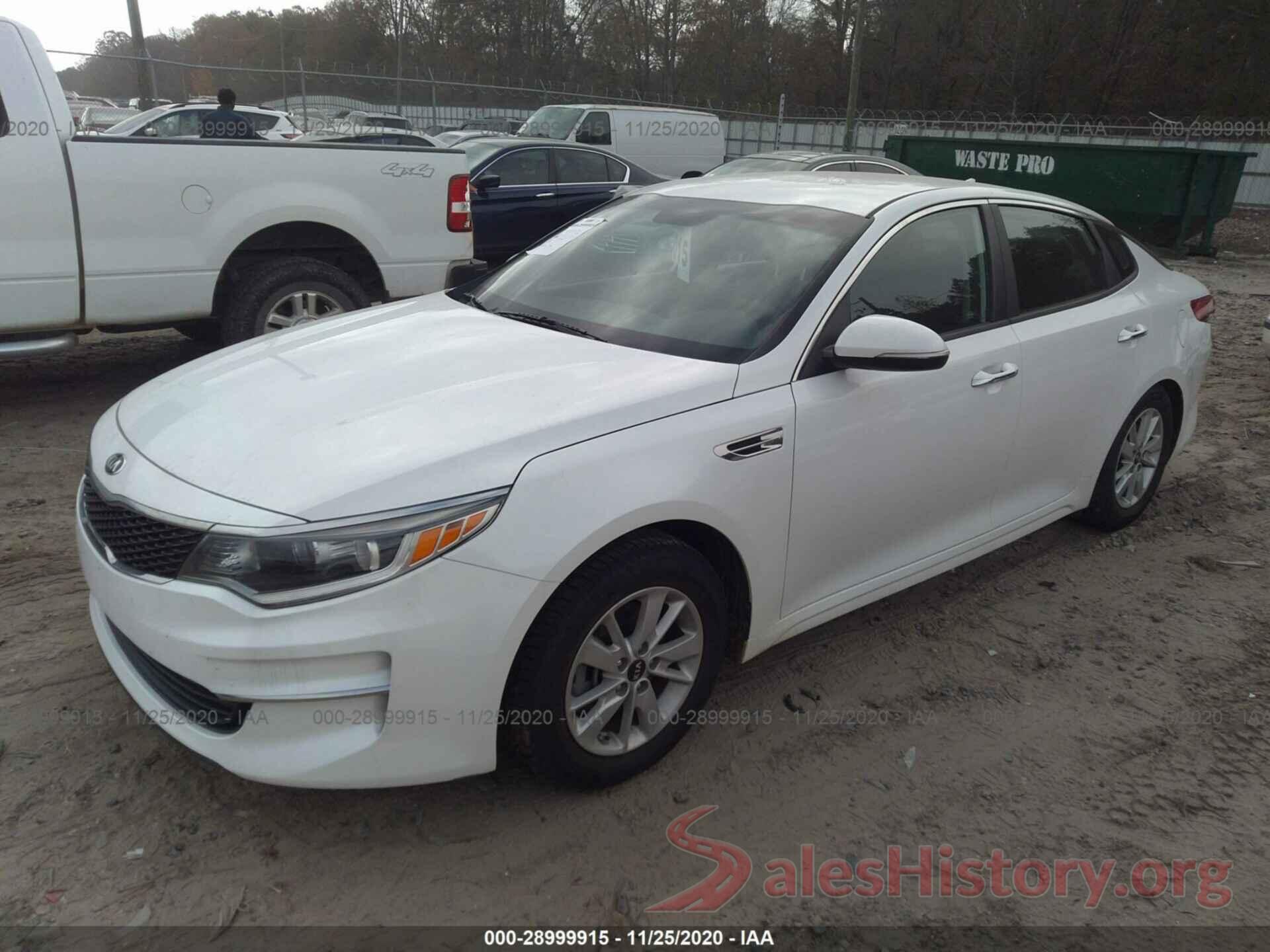 KNAGT4L31G5091115 2016 KIA OPTIMA