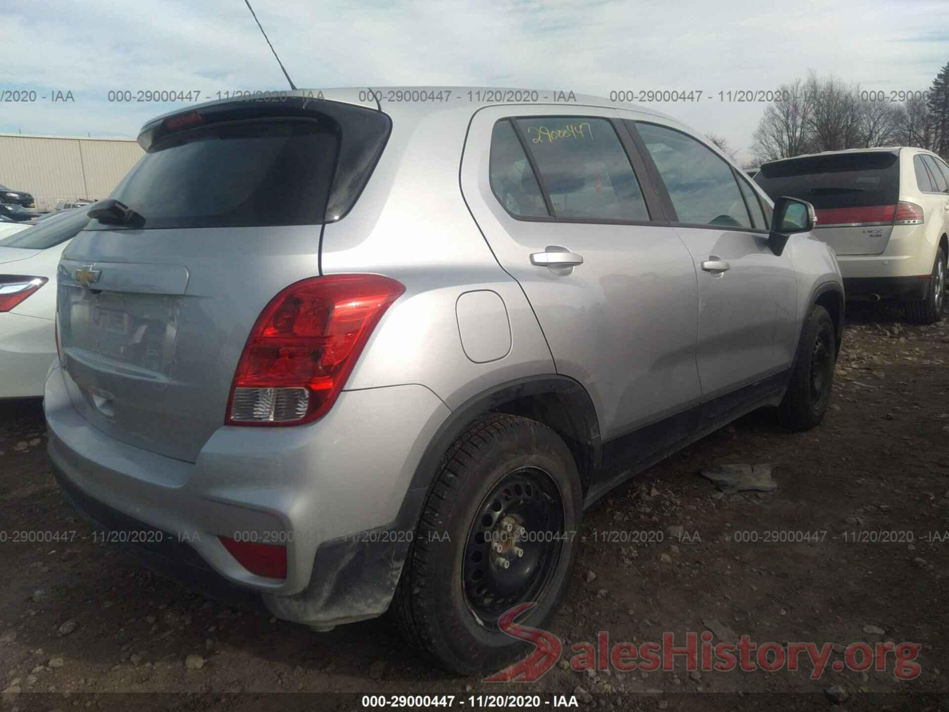 KL7CJKSB0HB054657 2017 CHEVROLET TRAX