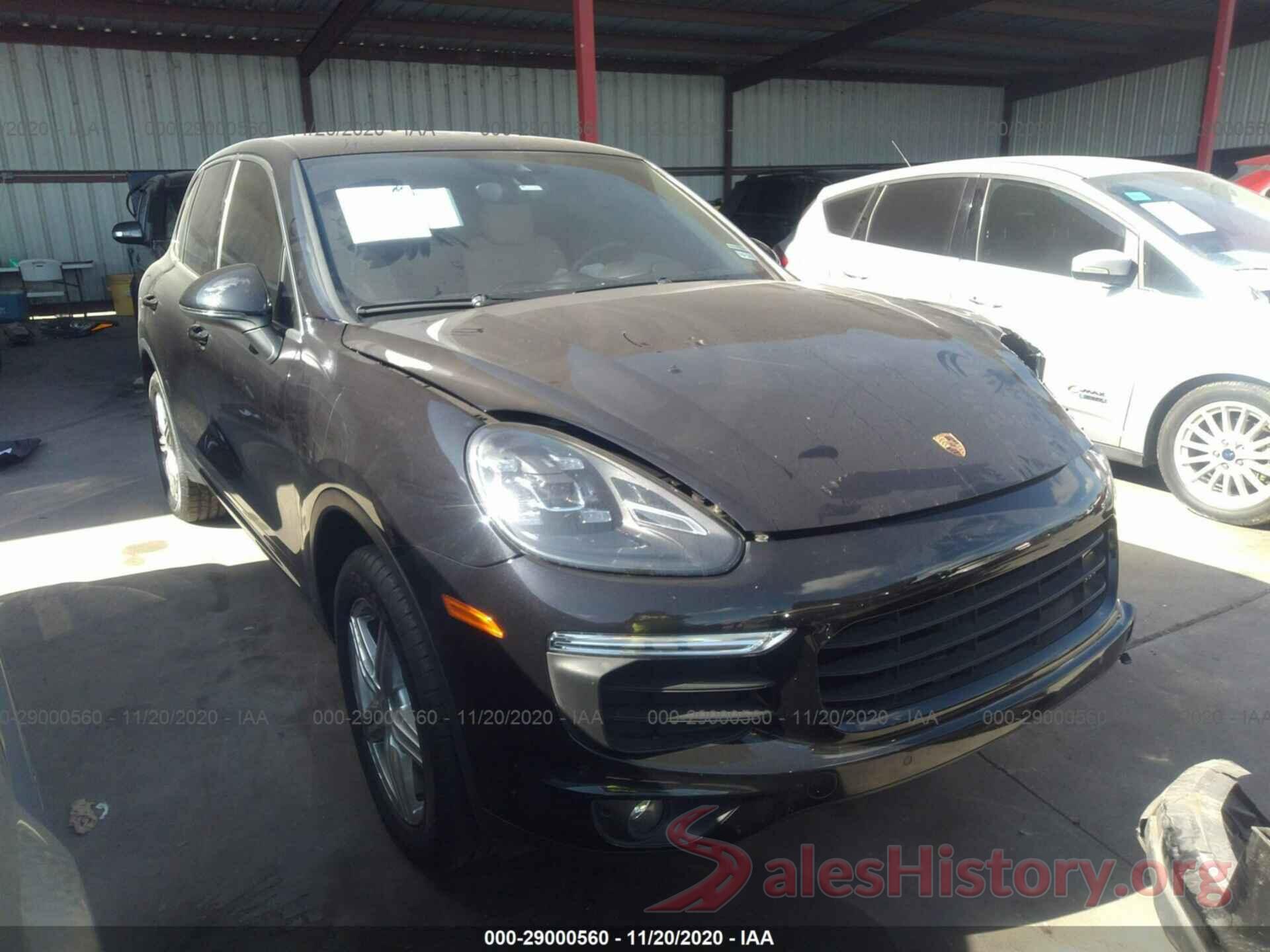 WP1AA2A29GKA36392 2016 PORSCHE CAYENNE