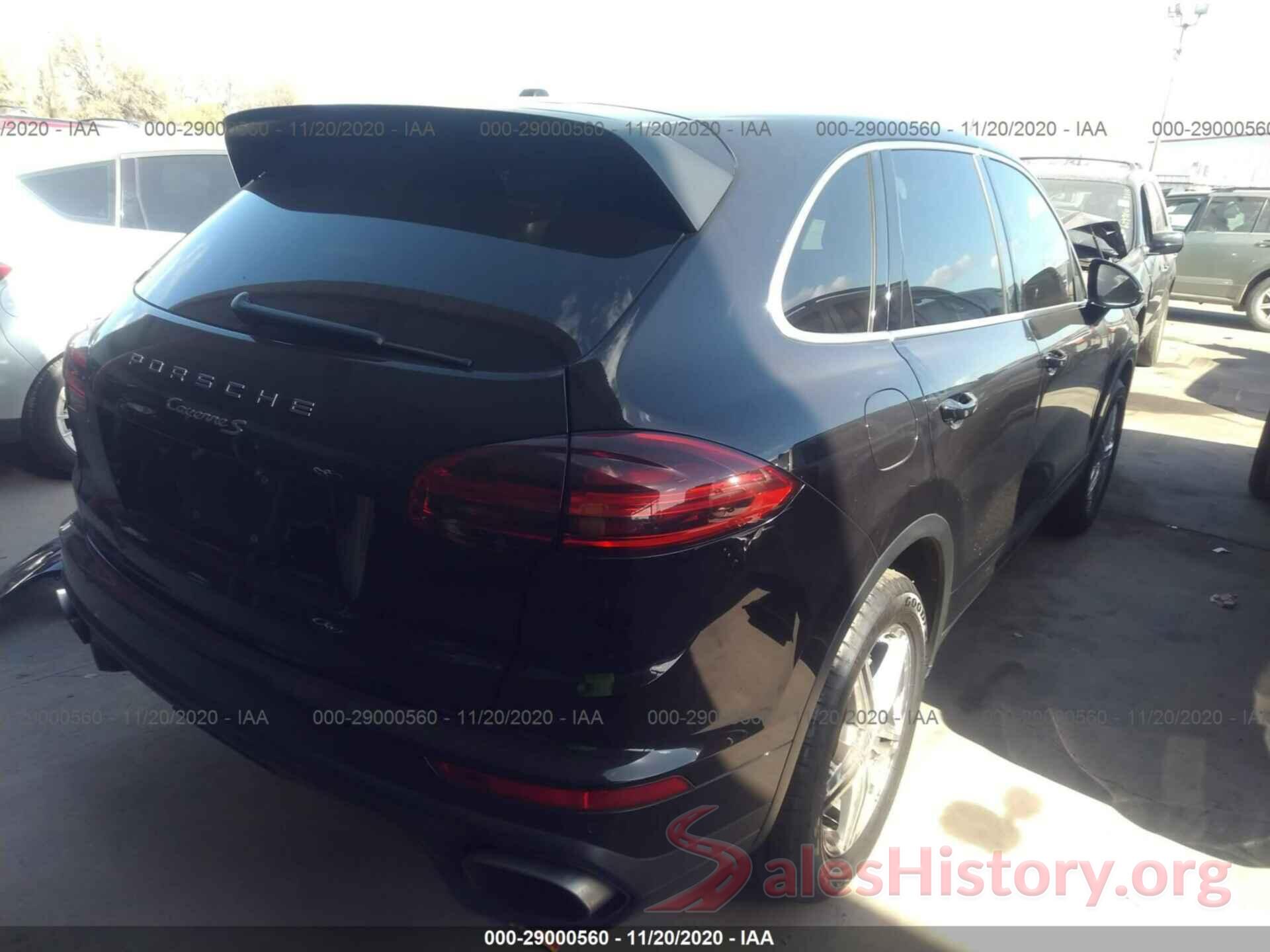 WP1AA2A29GKA36392 2016 PORSCHE CAYENNE