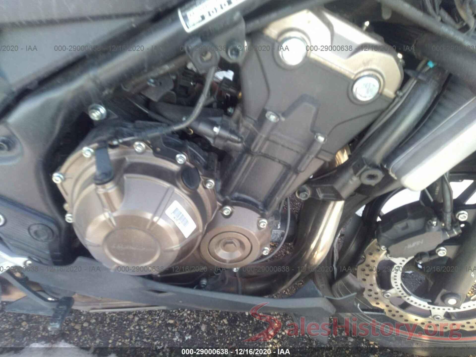 MLHPC6254L5100222 2020 HONDA CBR500