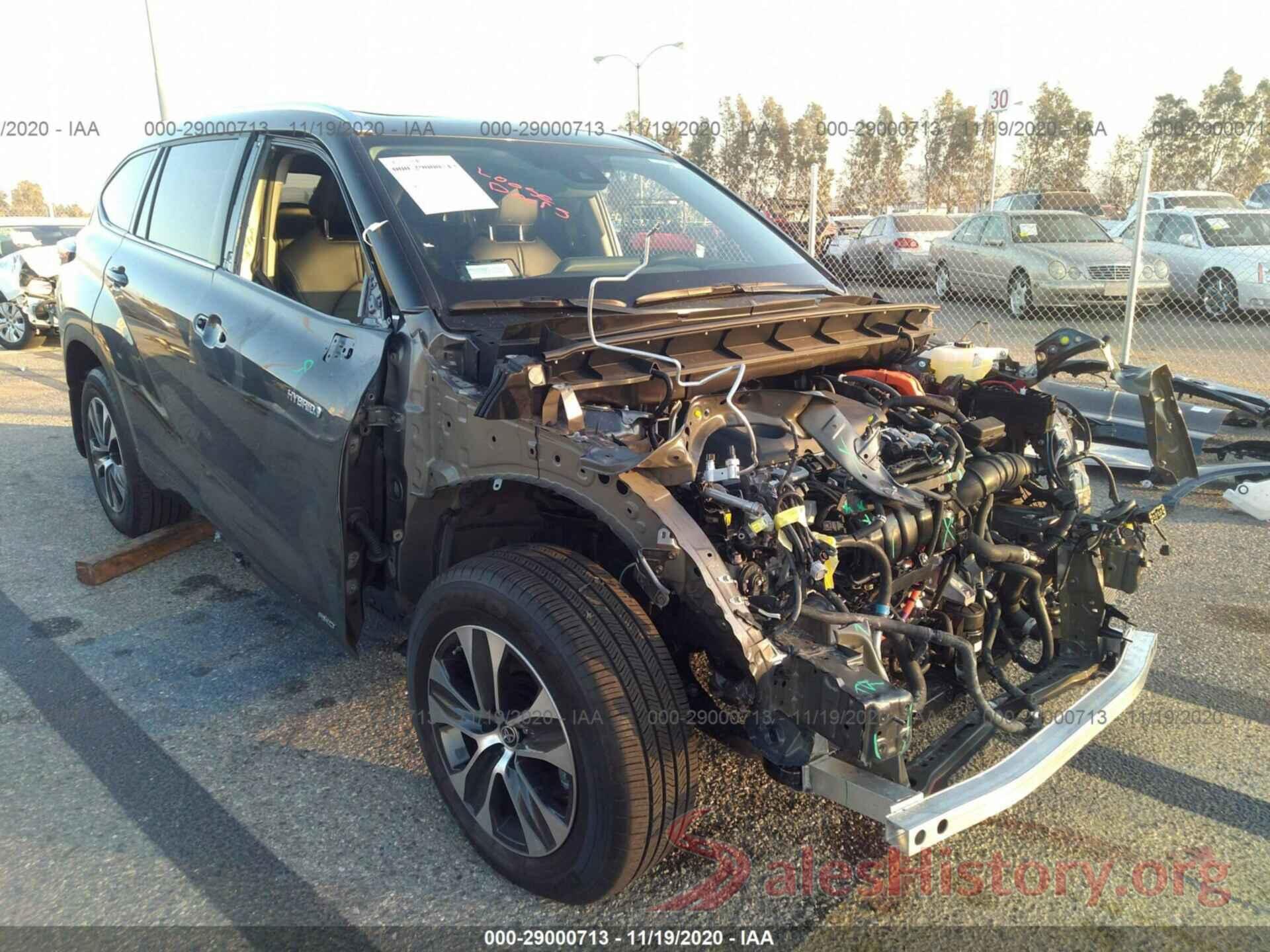 5TDHBRCH5LS507674 2020 TOYOTA HIGHLANDER