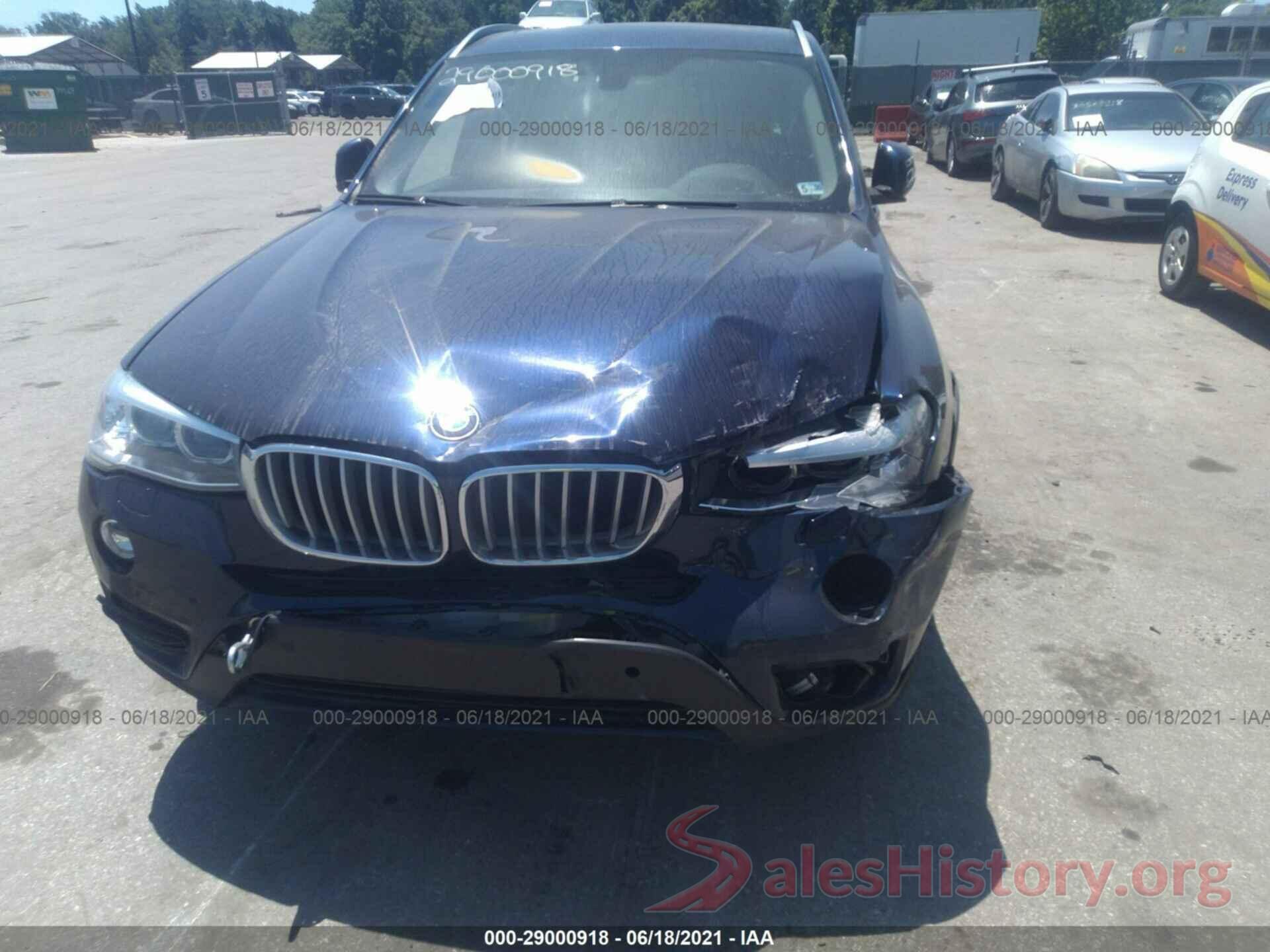 5UXWX7C57G0S17737 2016 BMW X3