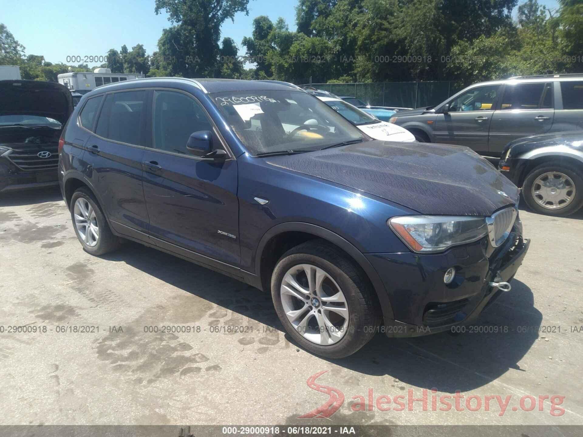 5UXWX7C57G0S17737 2016 BMW X3