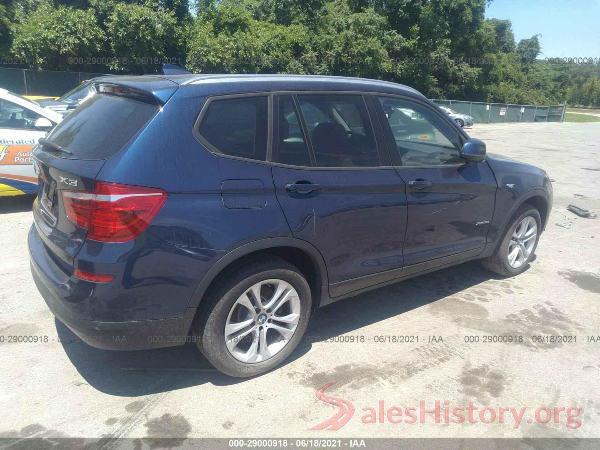 5UXWX7C57G0S17737 2016 BMW X3