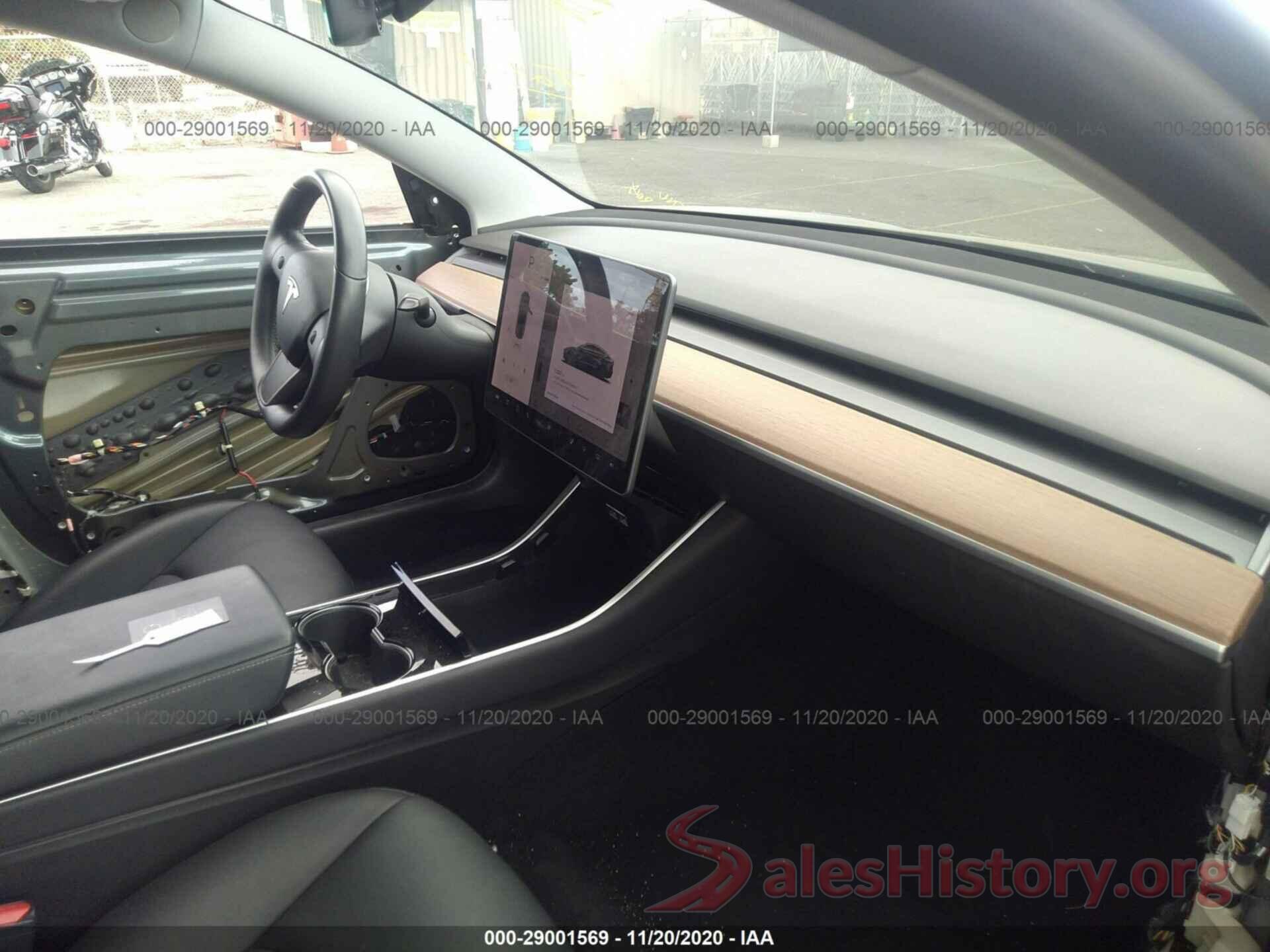 5YJ3E1EAXKF298535 2019 TESLA MODEL 3