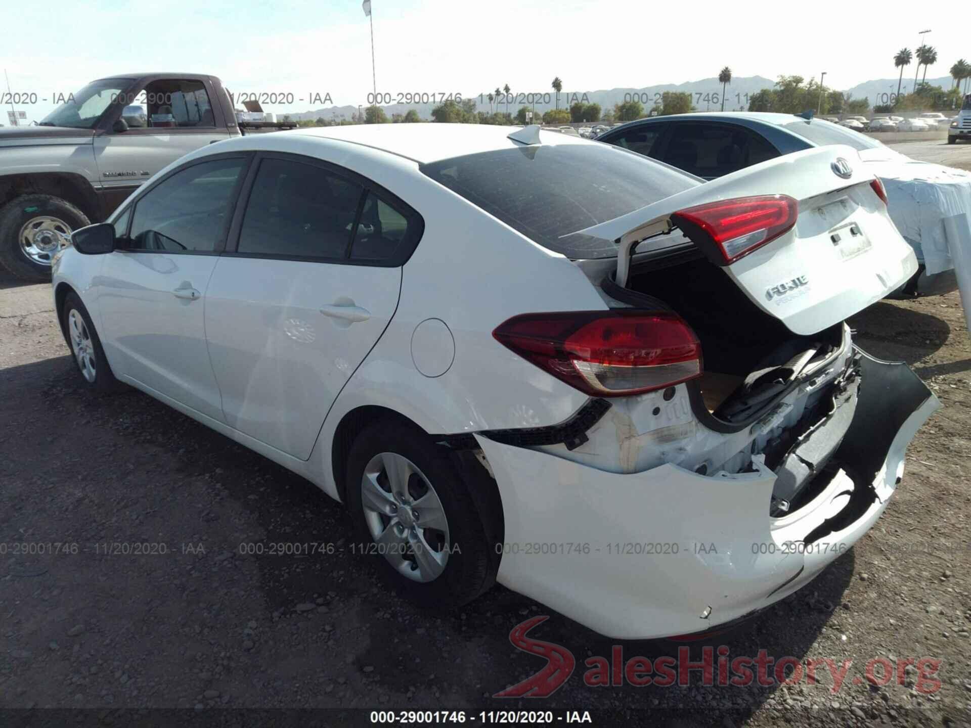 3KPFK4A71HE113613 2017 KIA FORTE