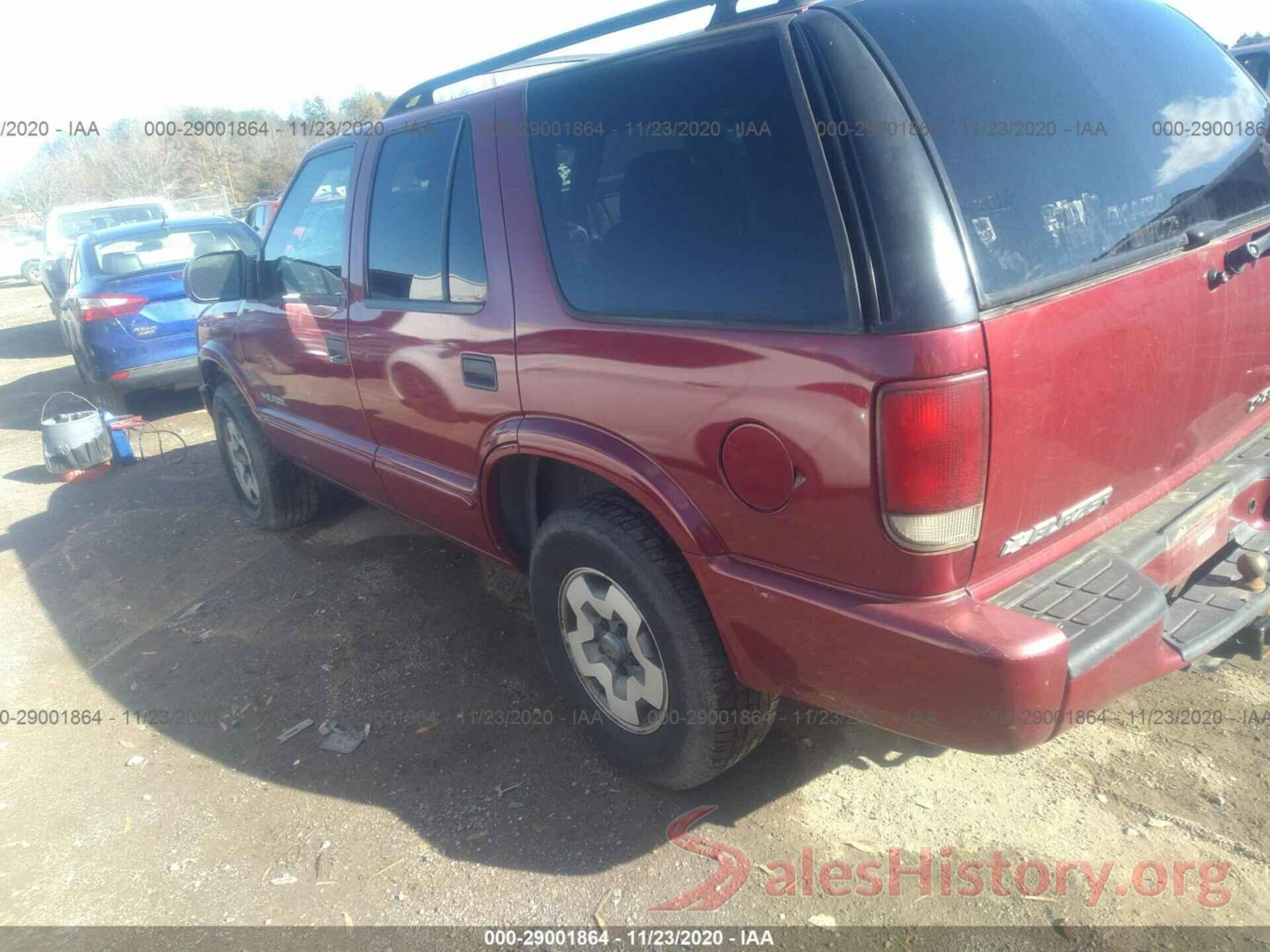 1GNDT13W12K202696 2002 CHEVROLET BLAZER