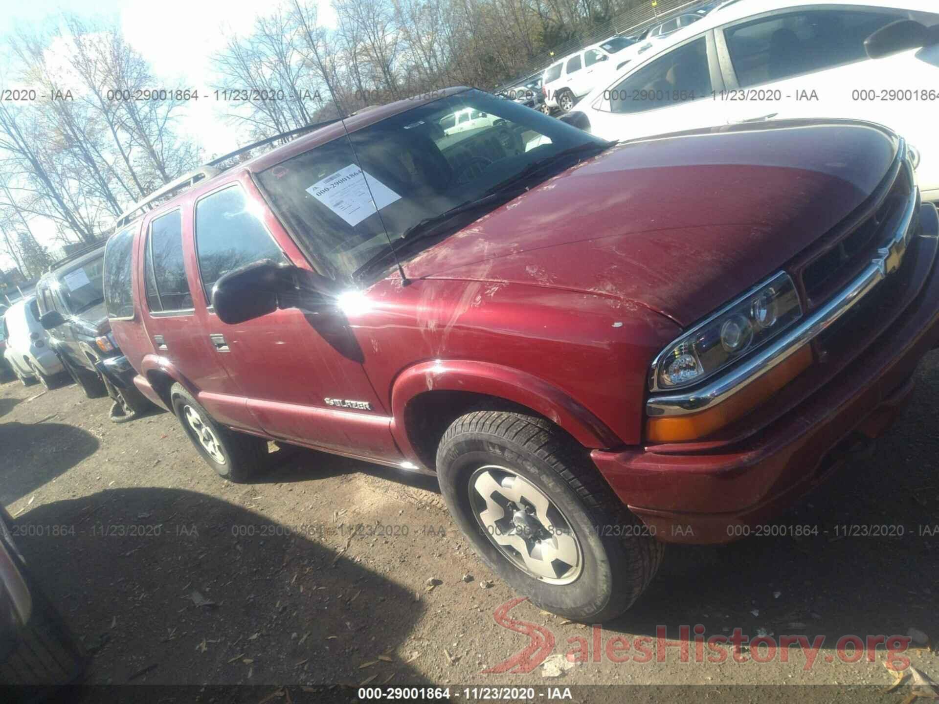 1GNDT13W12K202696 2002 CHEVROLET BLAZER