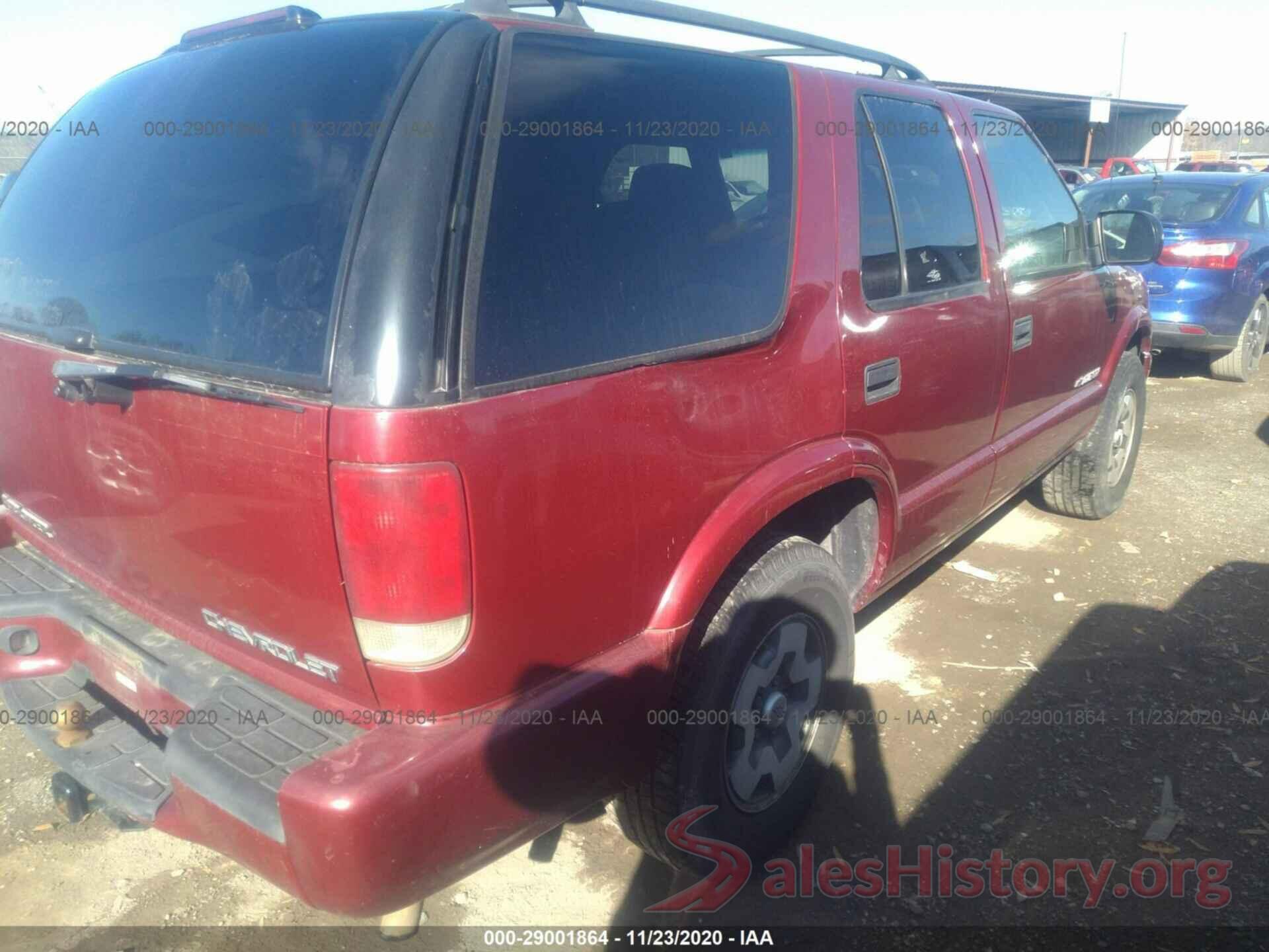 1GNDT13W12K202696 2002 CHEVROLET BLAZER