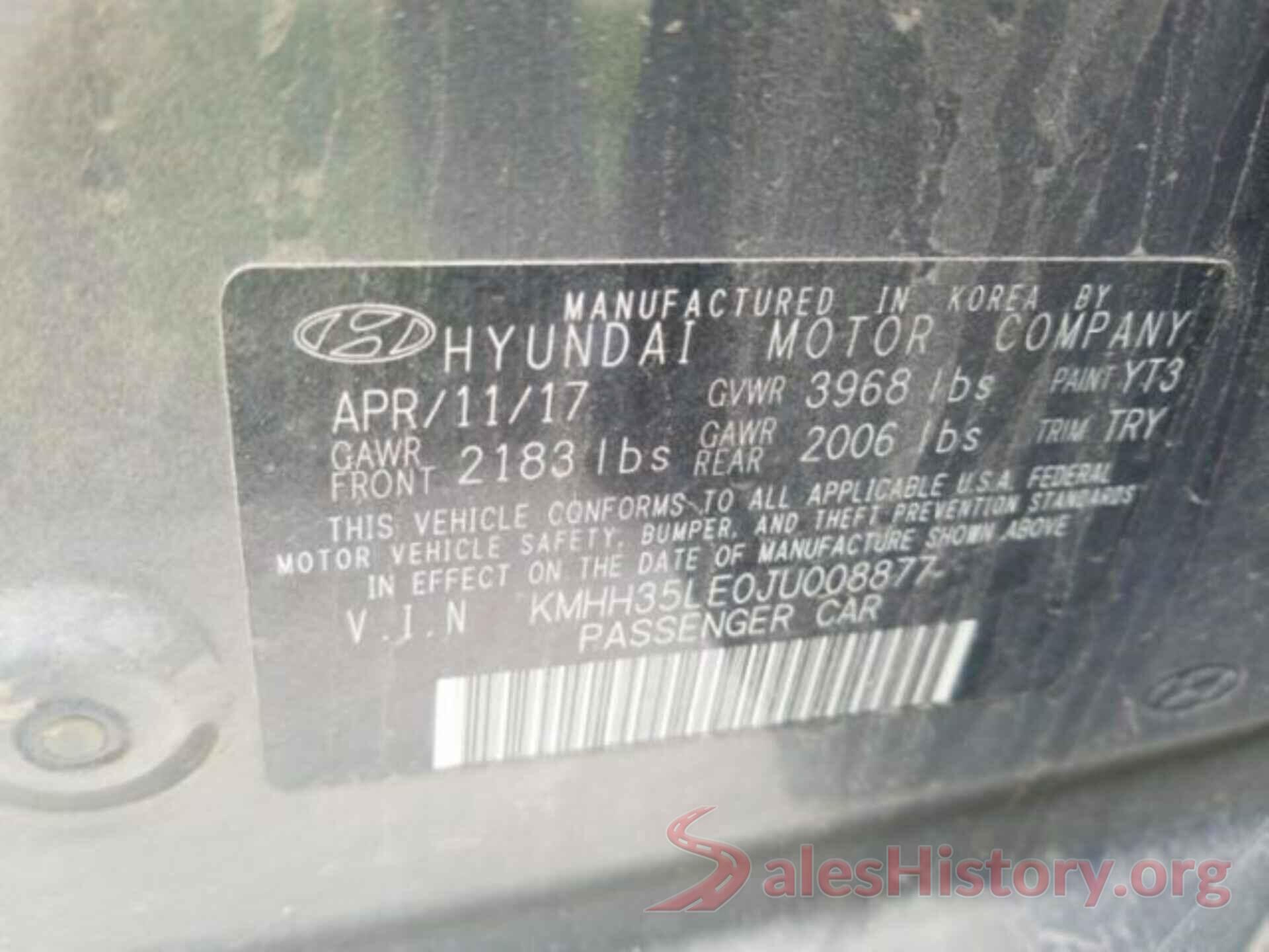 KMHH35LE0JU008877 2018 HYUNDAI ELANTRA GT