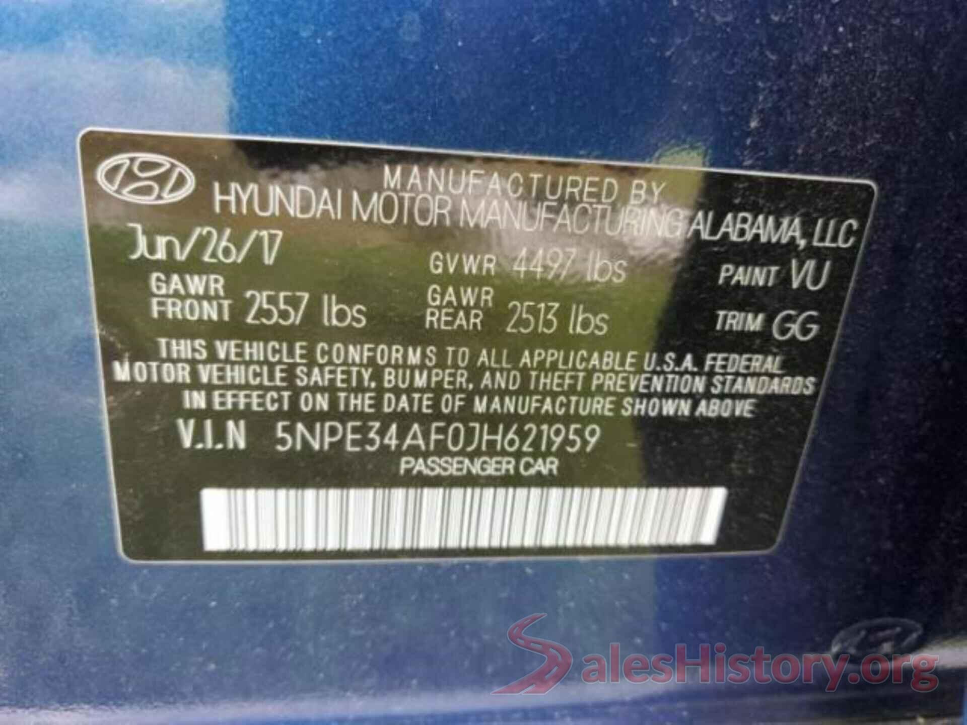 5NPE34AF0JH621959 2018 HYUNDAI SONATA