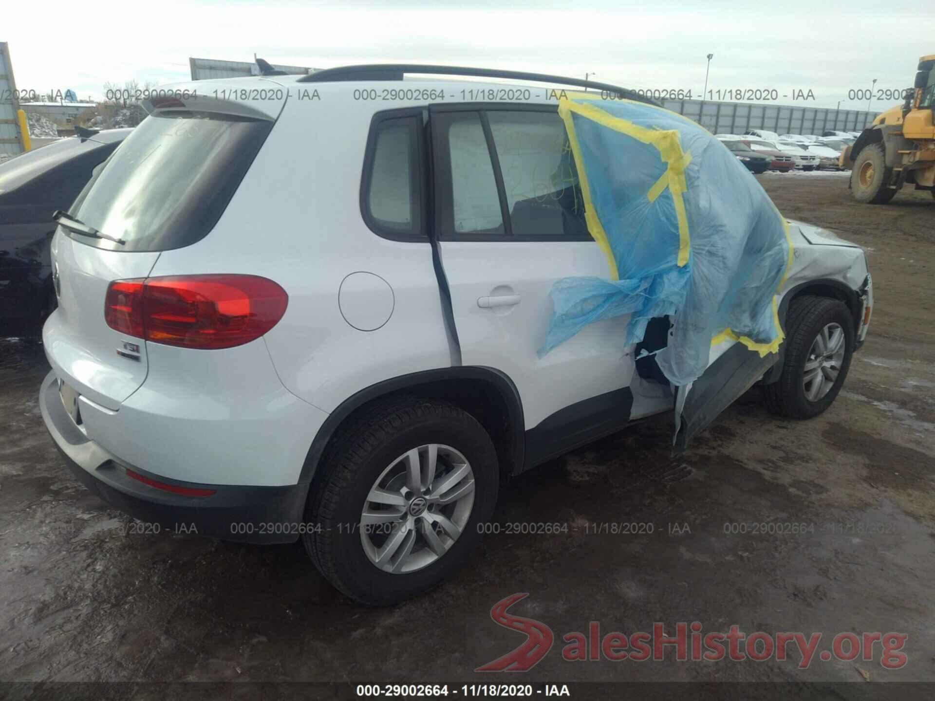 WVGBV7AX6HK000918 2017 VOLKSWAGEN TIGUAN