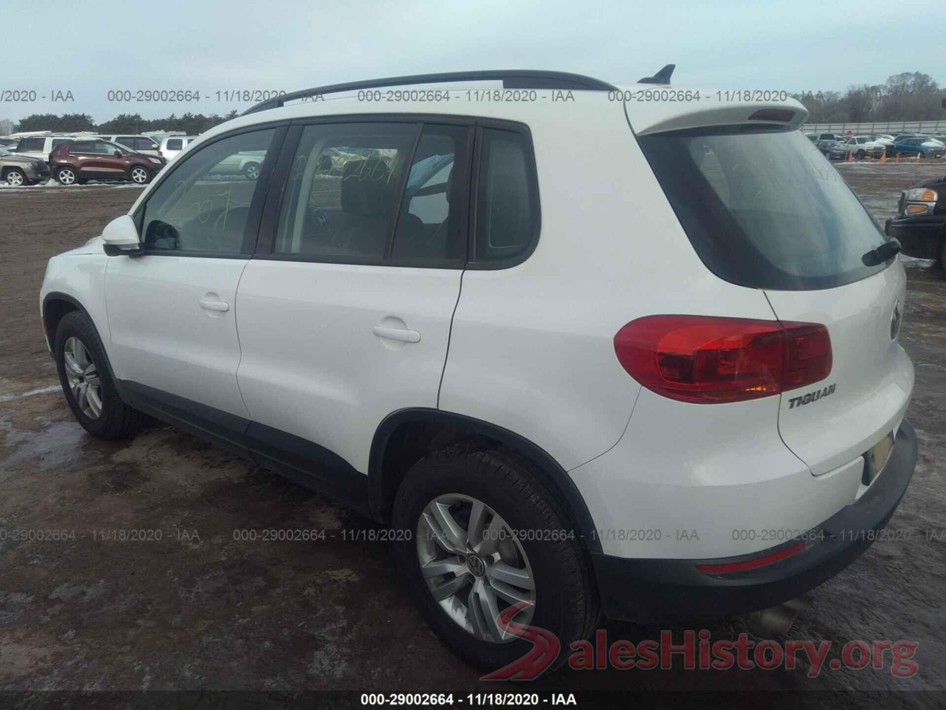 WVGBV7AX6HK000918 2017 VOLKSWAGEN TIGUAN