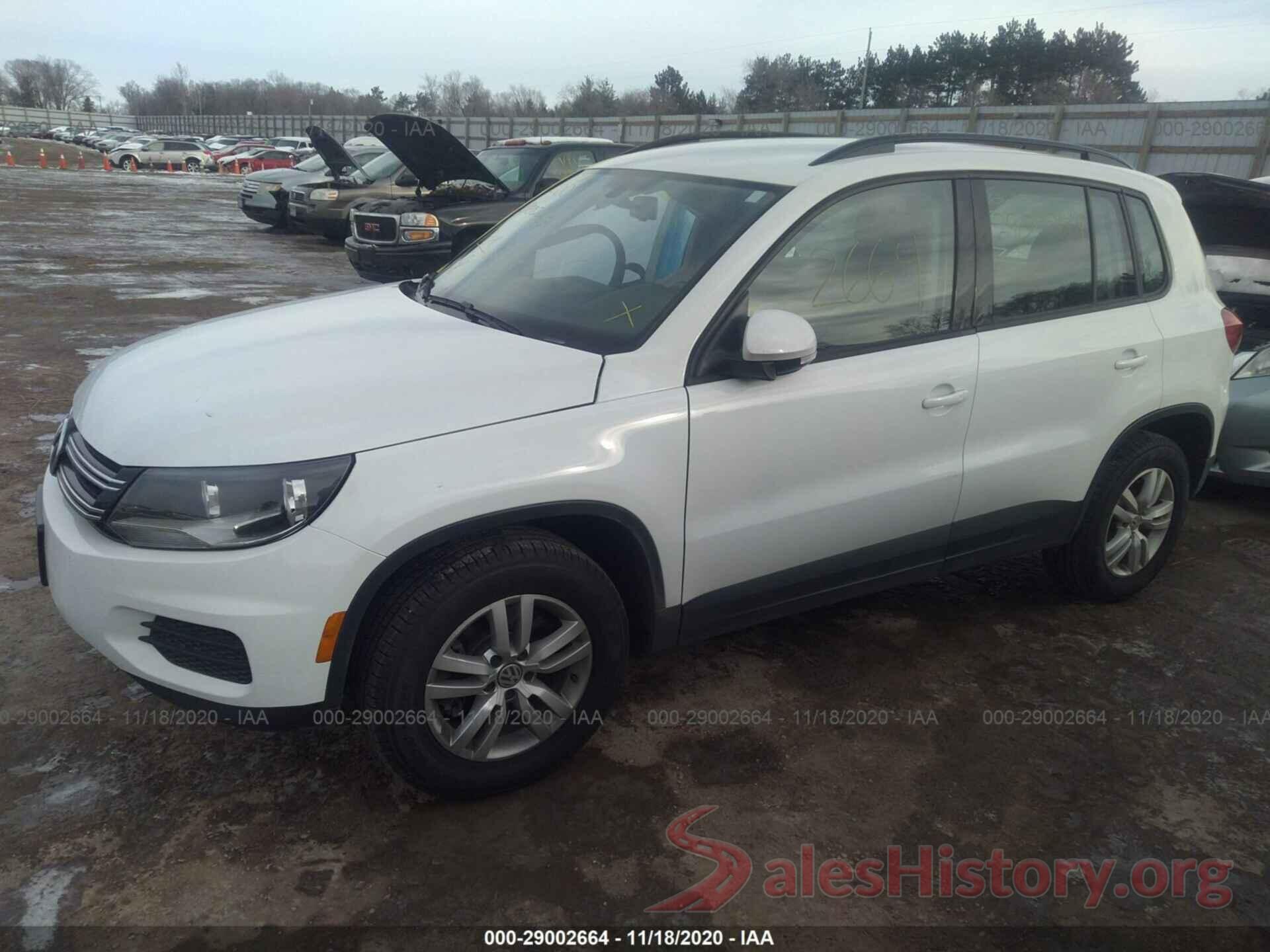 WVGBV7AX6HK000918 2017 VOLKSWAGEN TIGUAN