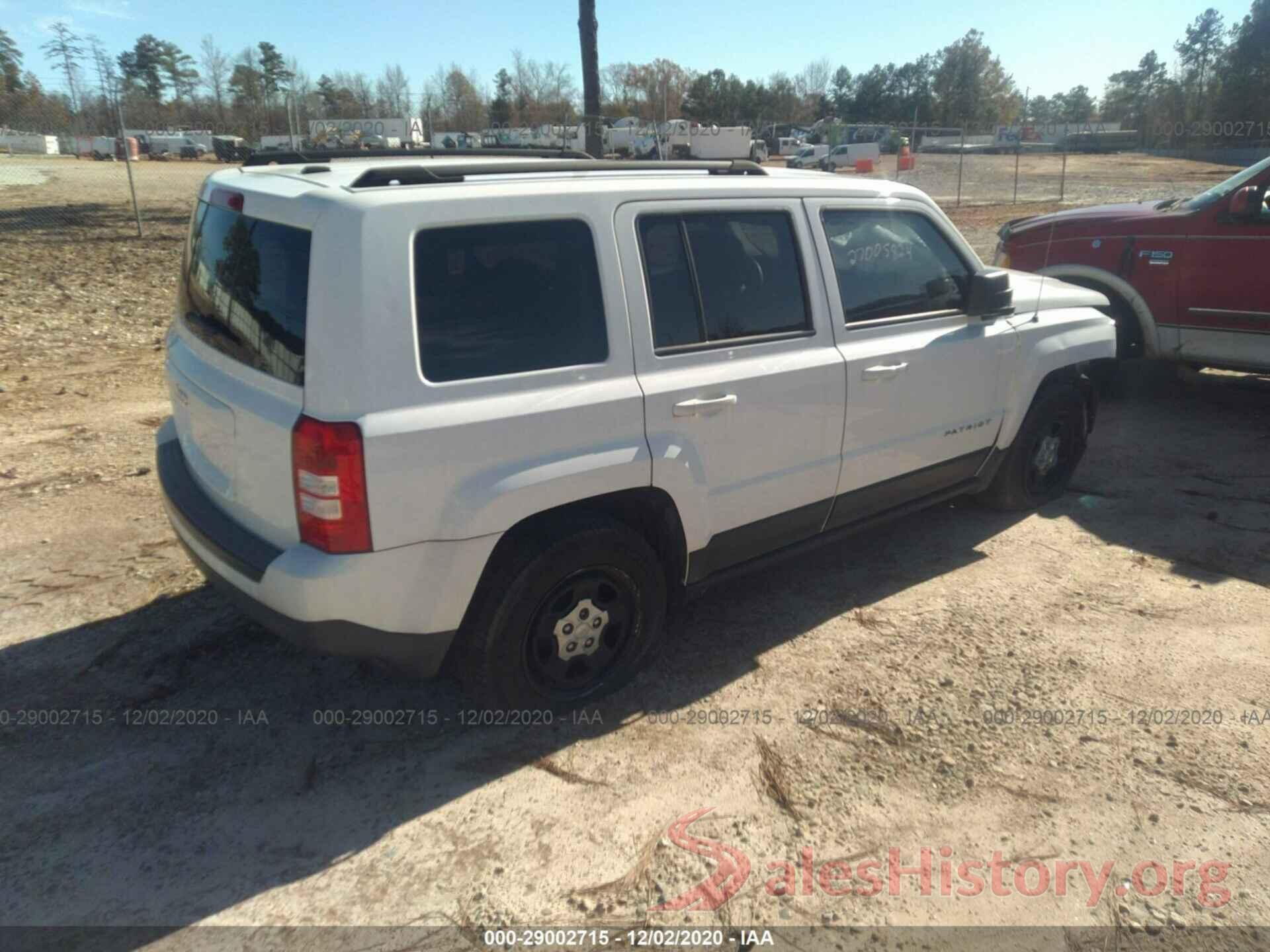 1C4NJPBA9GD641040 2016 JEEP PATRIOT