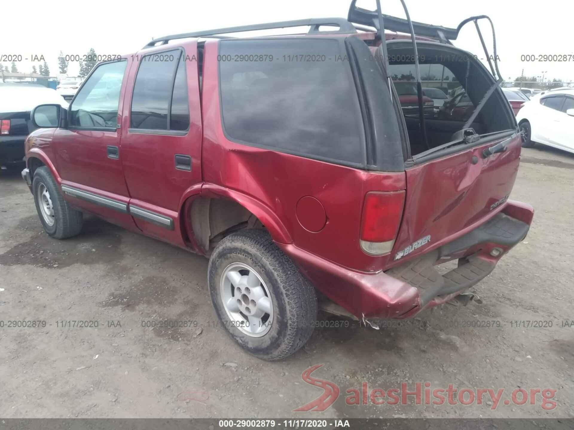 1GNDT13W4Y2147962 2000 CHEVROLET BLAZER