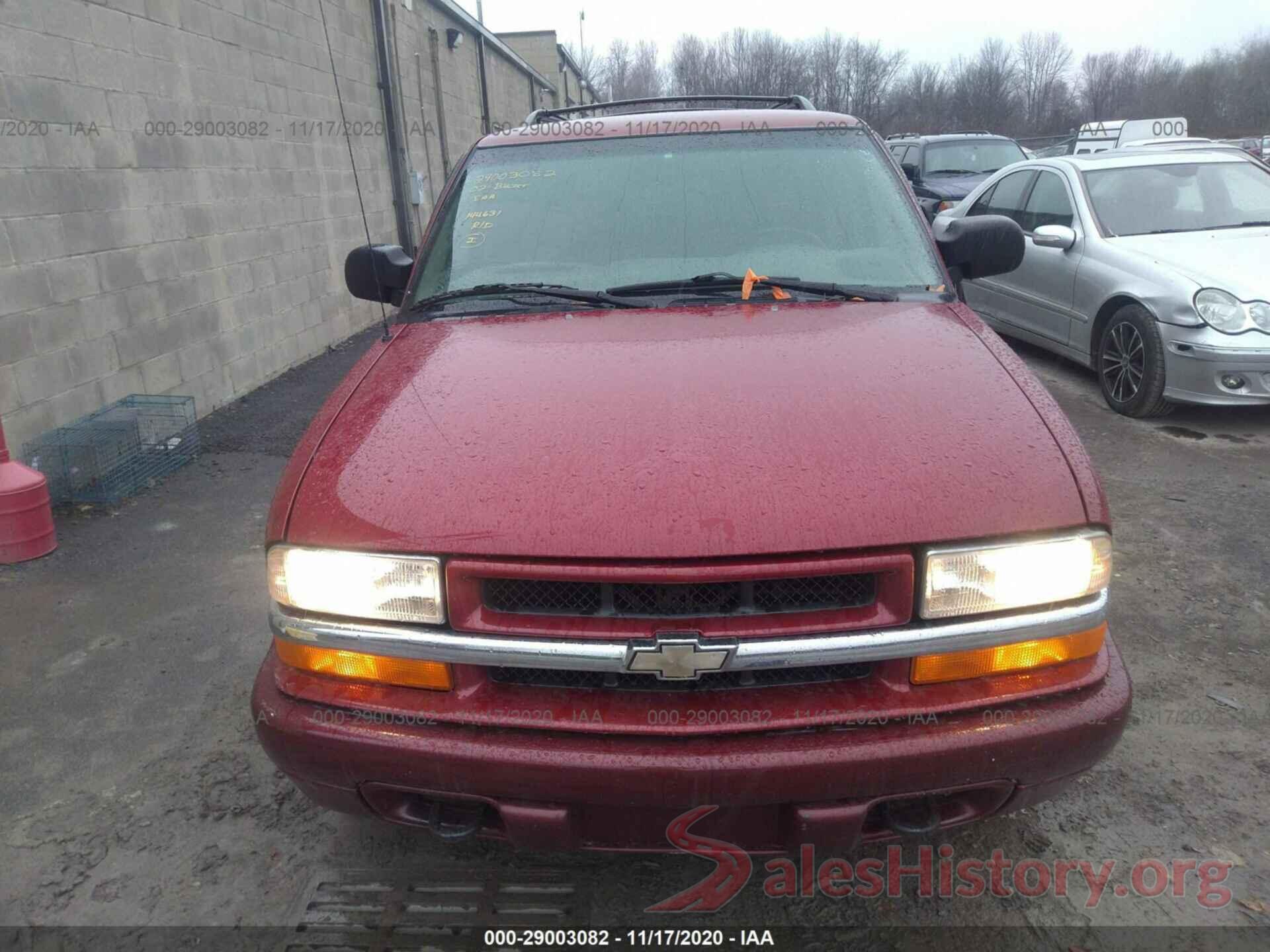 1GNDT13W62K113626 2002 CHEVROLET BLAZER